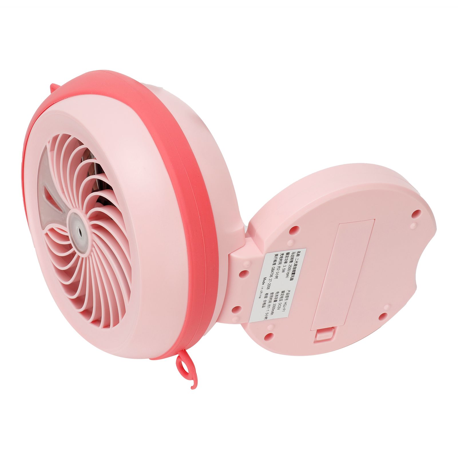 Cute Desktop Mini Fan Portable Humidifying Mist Spray Fan for Home Office view 8