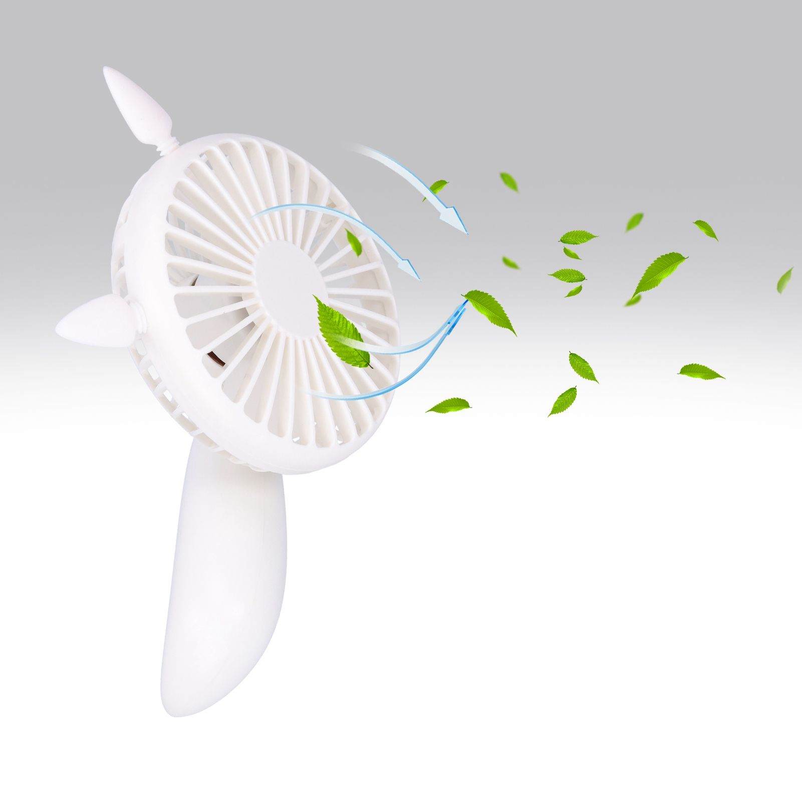 Portable Fan 180 Degrees Rotation Desktop USB Rechargeable Electric Mini view 9