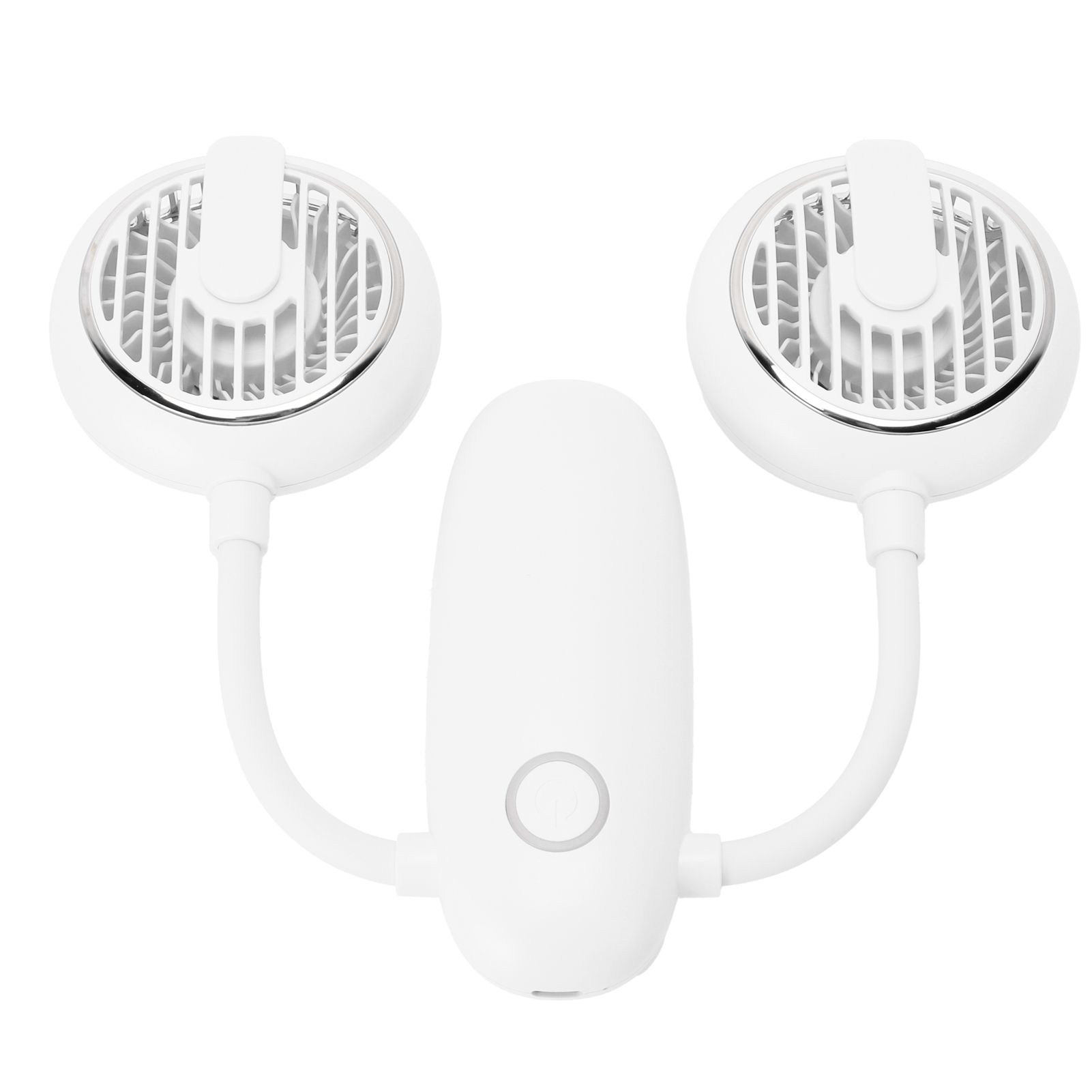 Dual‑Head USB Fan 360° Rotating Portable Neck‑Hanging Electric Fan for Outdoor view 6