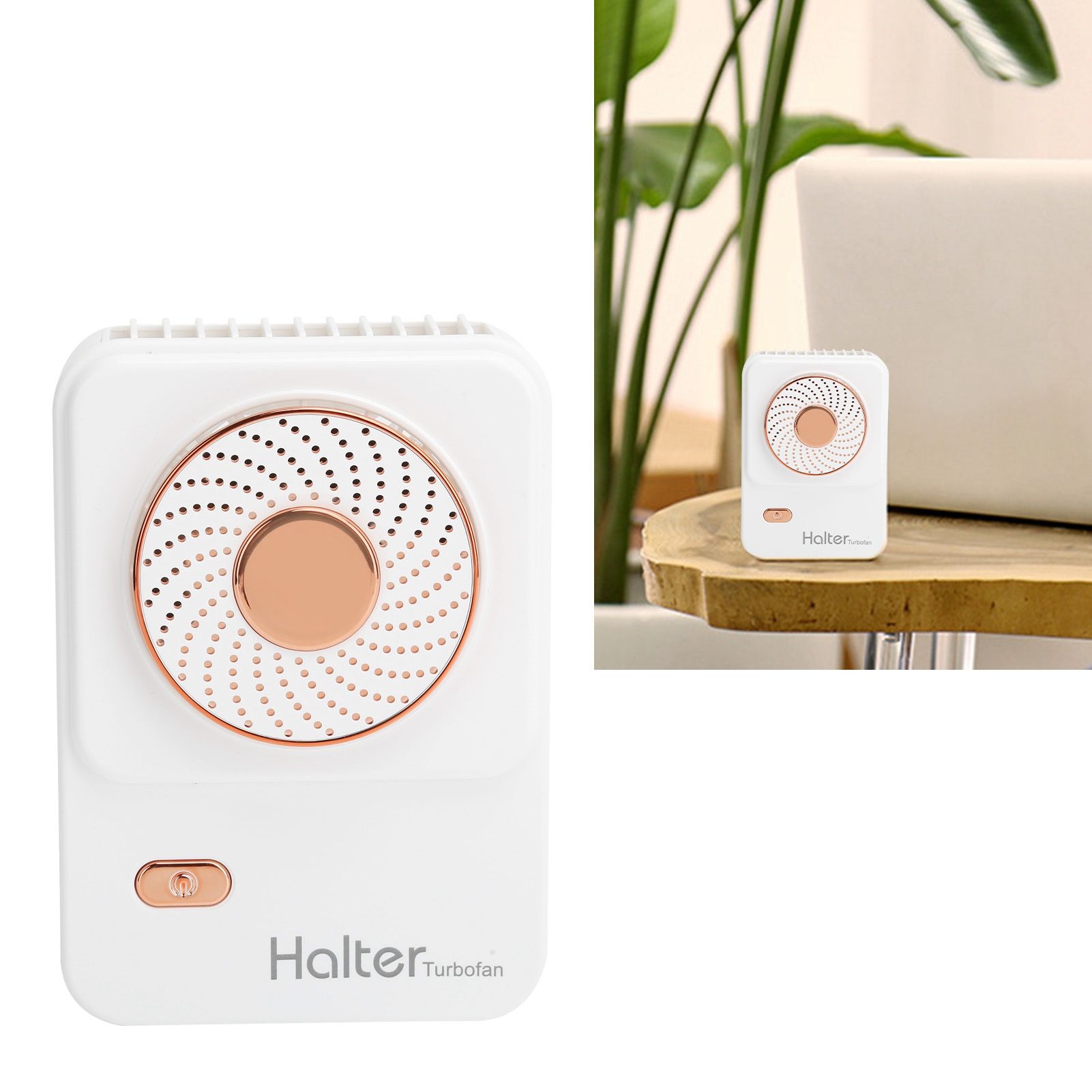 3‑Gear Adjustable Electric Fan Portable Handheld Hanging Neck Fan USB Charging view 12