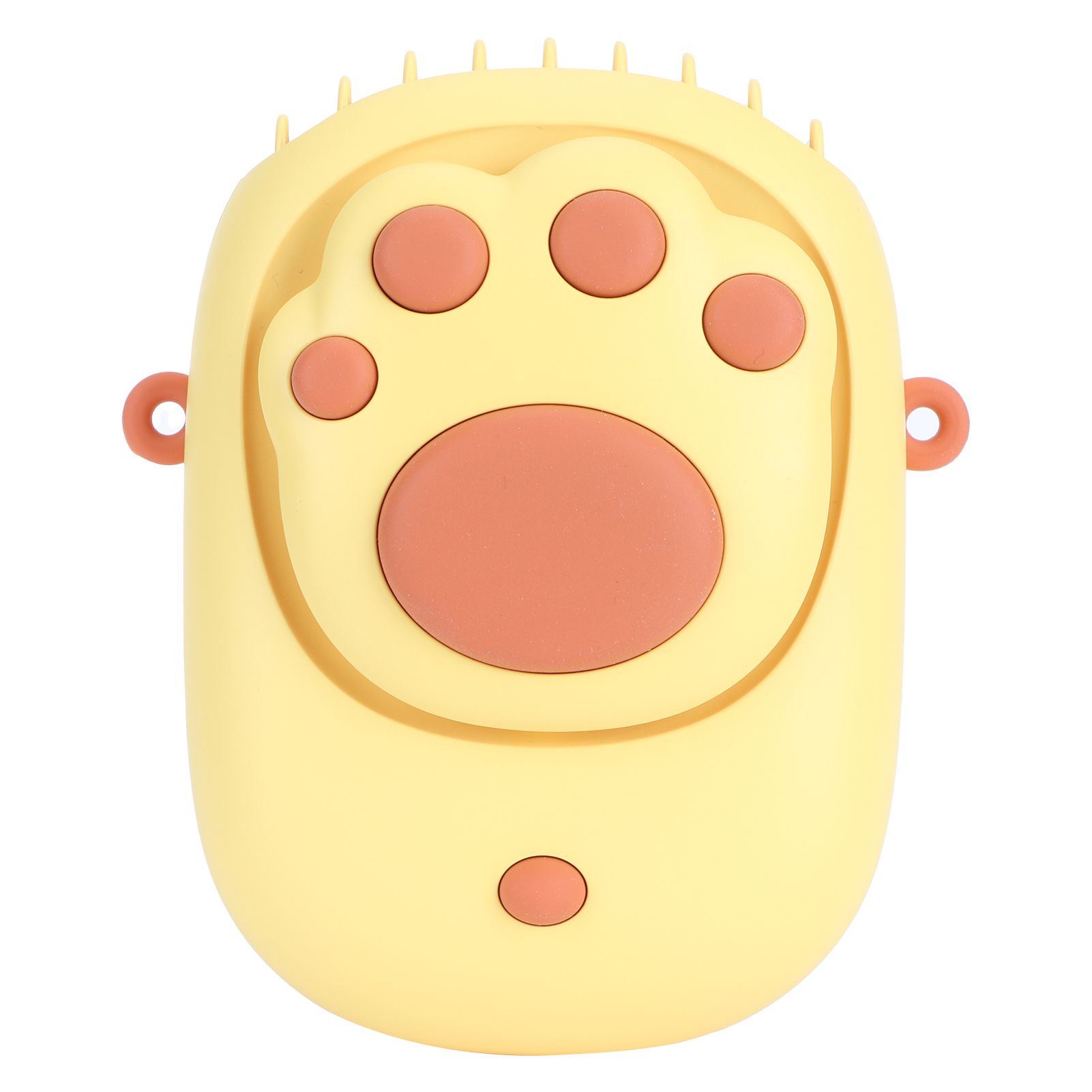Yellow 3‑Gears Speed Wind Adjustable Electric Fan Cute USB Charging Fan for view 4