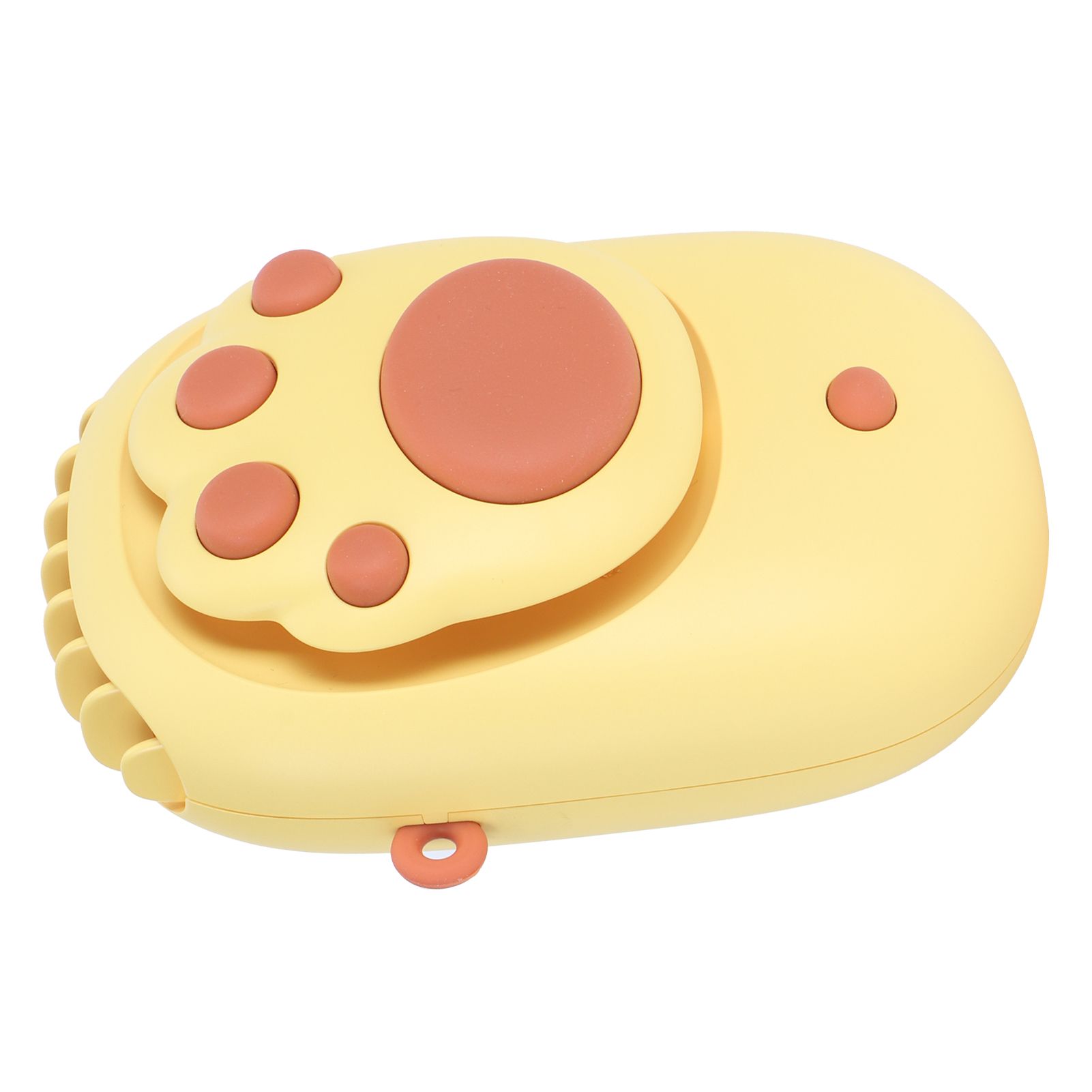 Yellow 3‑Gears Speed Wind Adjustable Electric Fan Cute USB Charging Fan for view 9