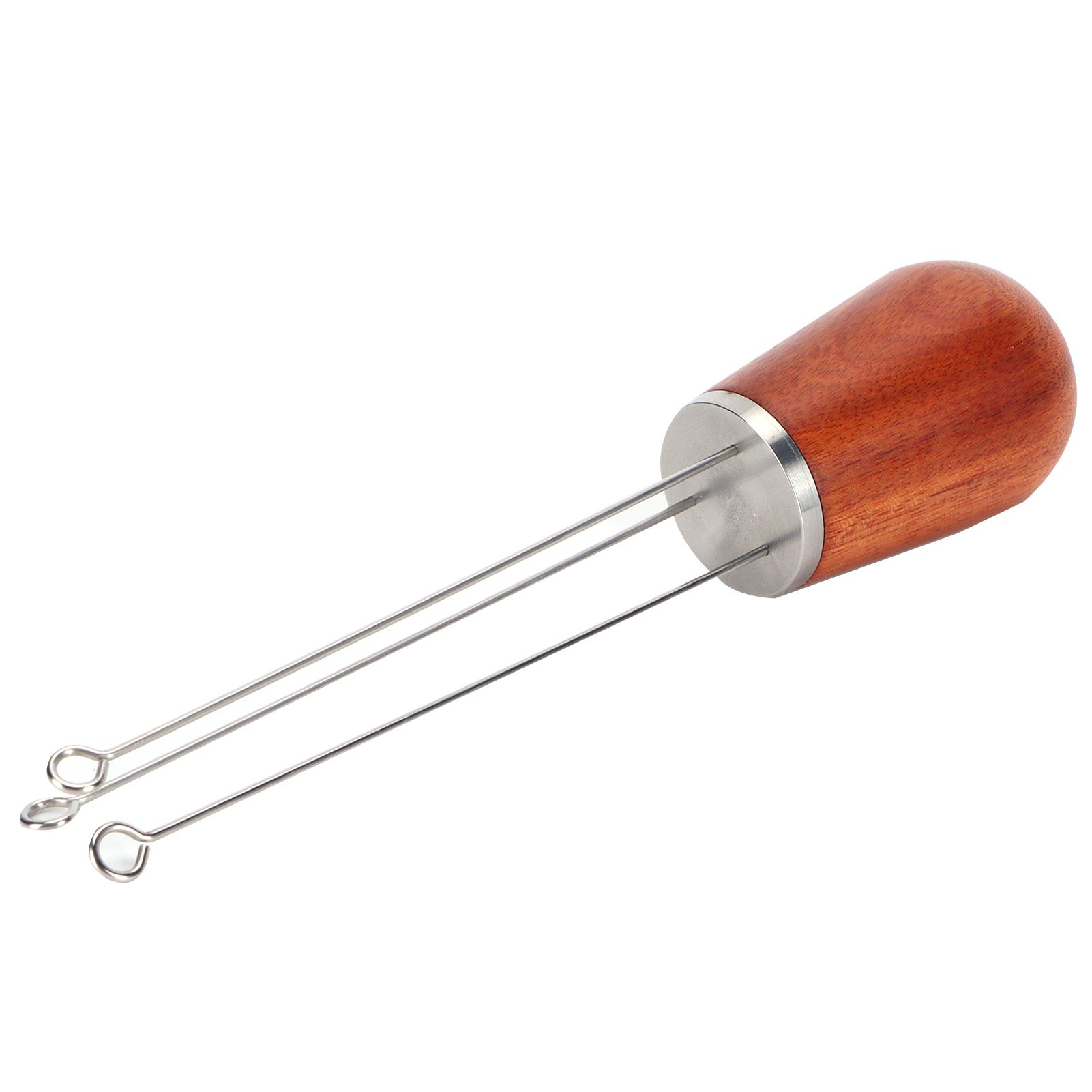 Stainless Steel Needle Type Coffee Powder Distributor Wood Handle Coffee view 8