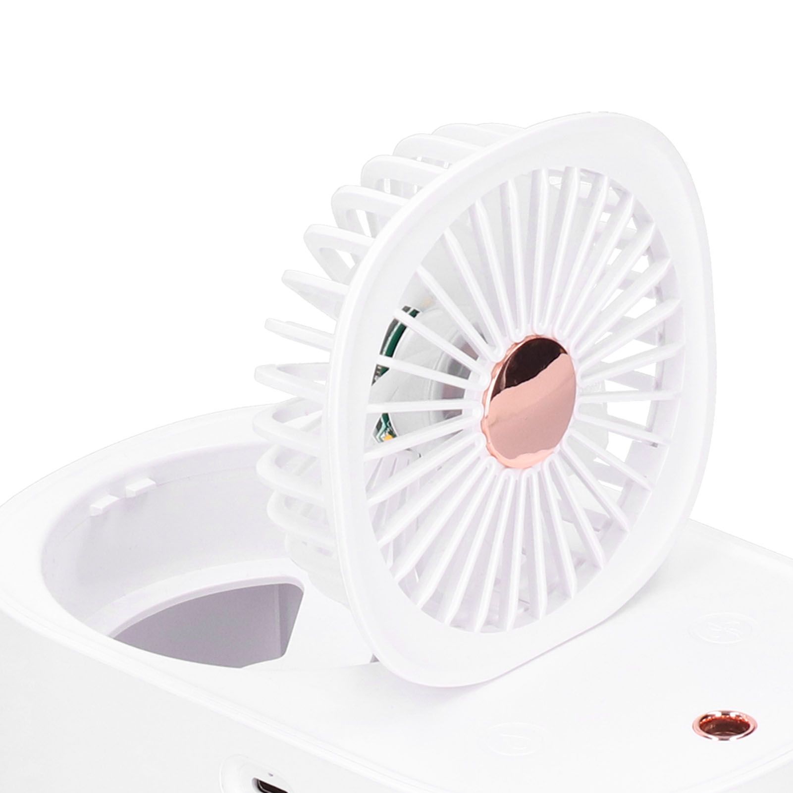 90 Degree Folding Electric Fan 2 in1 Portable Humidifying Electric Fan for view 13