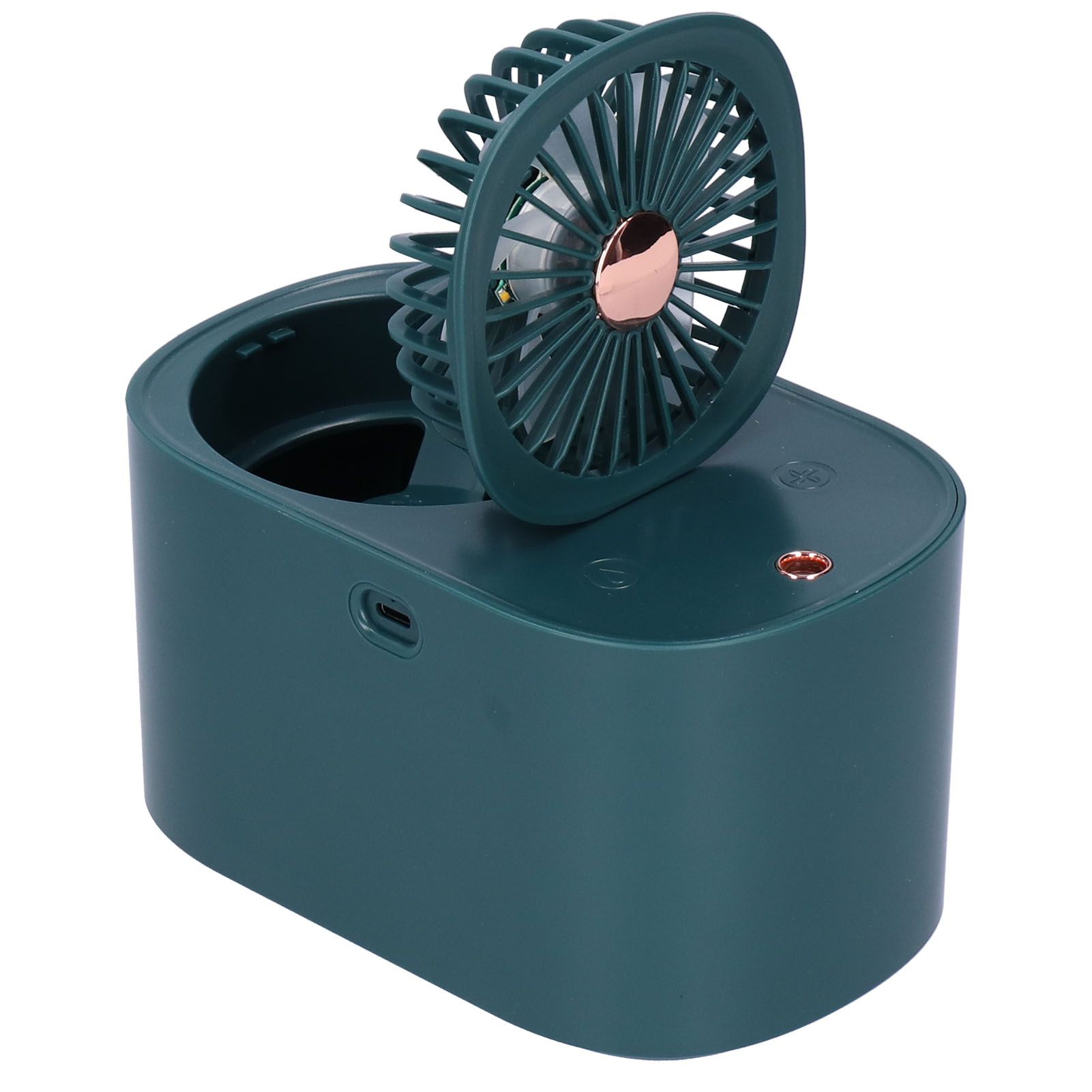 90 Degree Folding Electric Fan 2 in1 Portable Humidifying Electric Fan for view 5