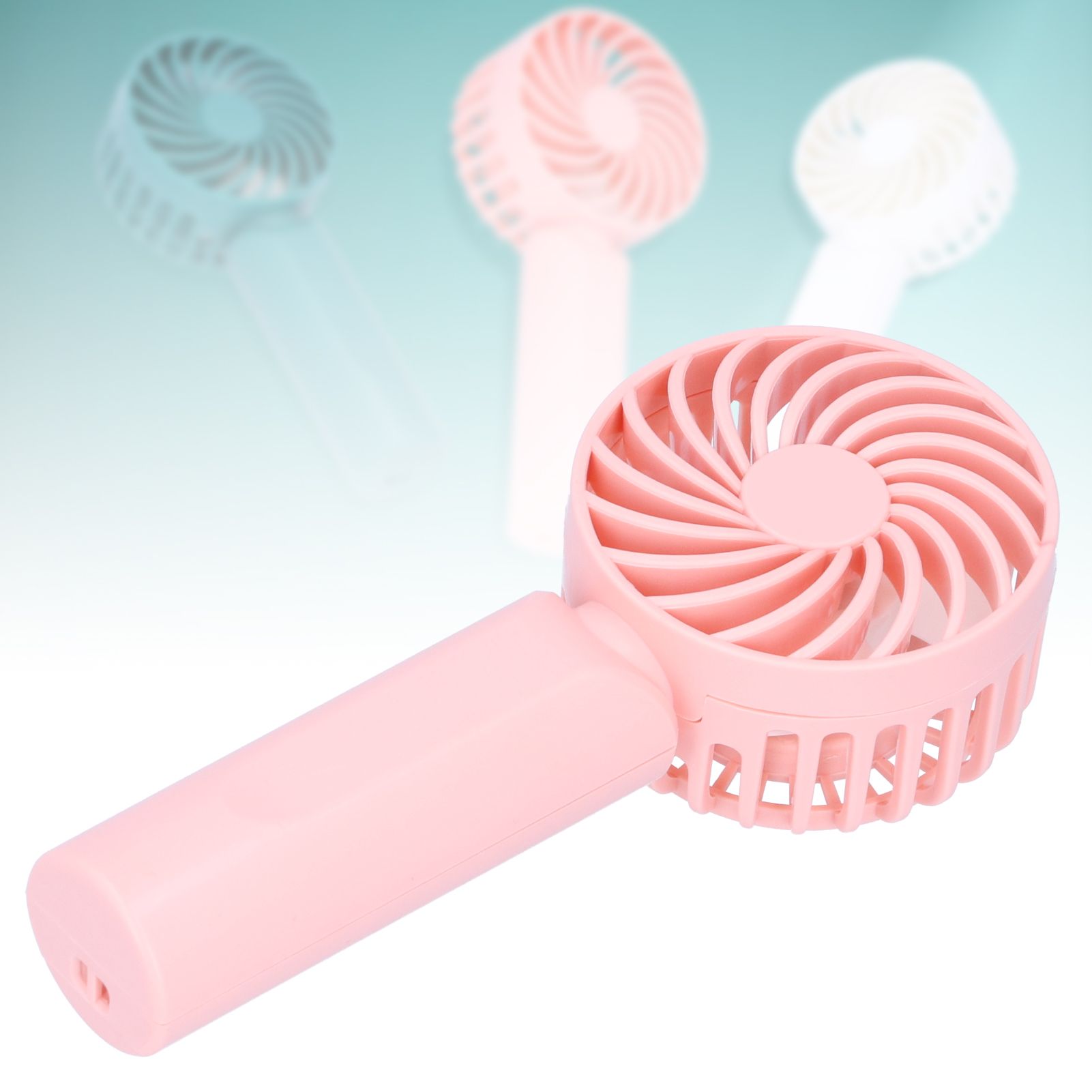 3‑Gear Adjustable Fan Portable Handheld Mobile Phone Holder Electric Fan for view 11