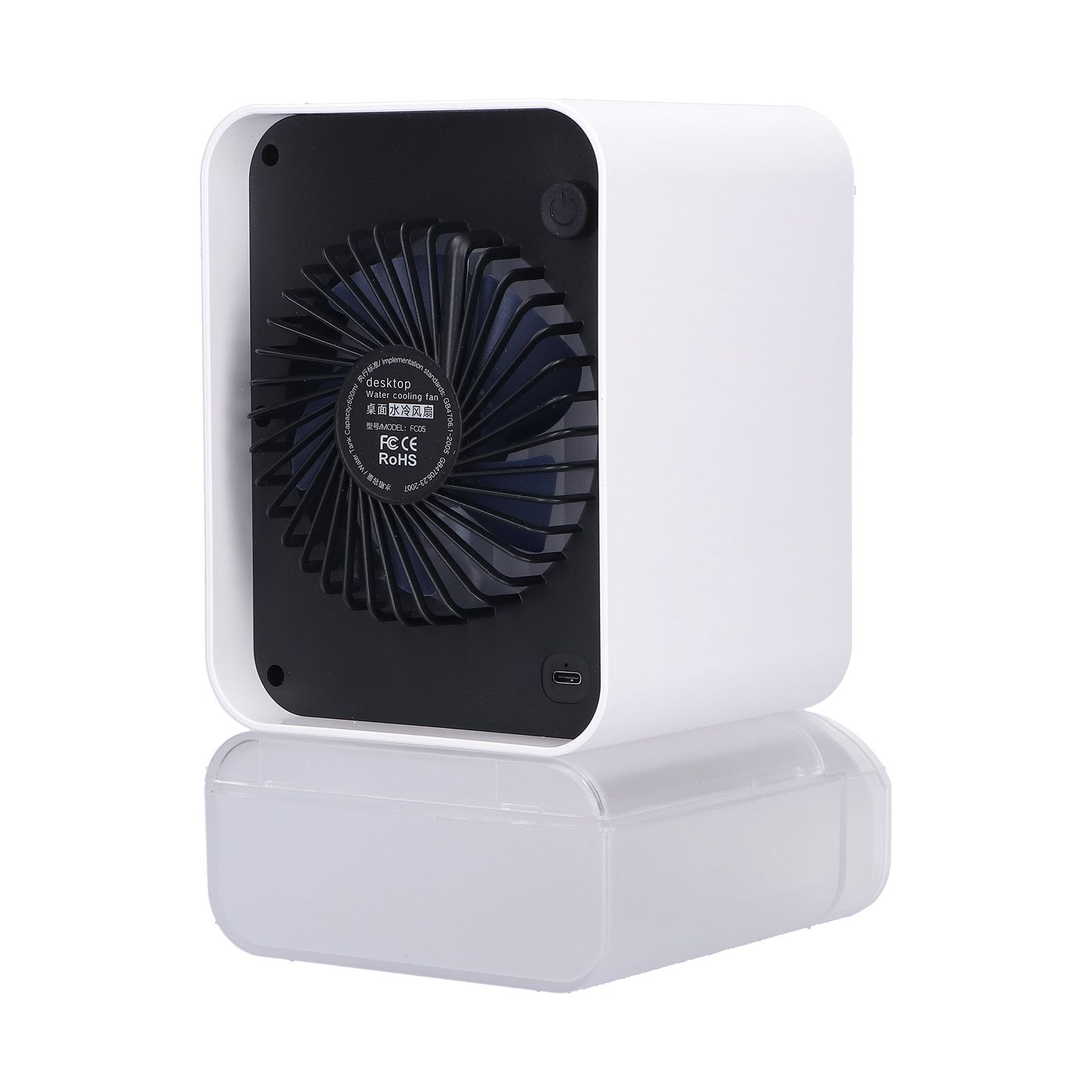 Detachable Desktop Air Conditioner Fan USB Powered Small Air Cooler Spray Fan view 4