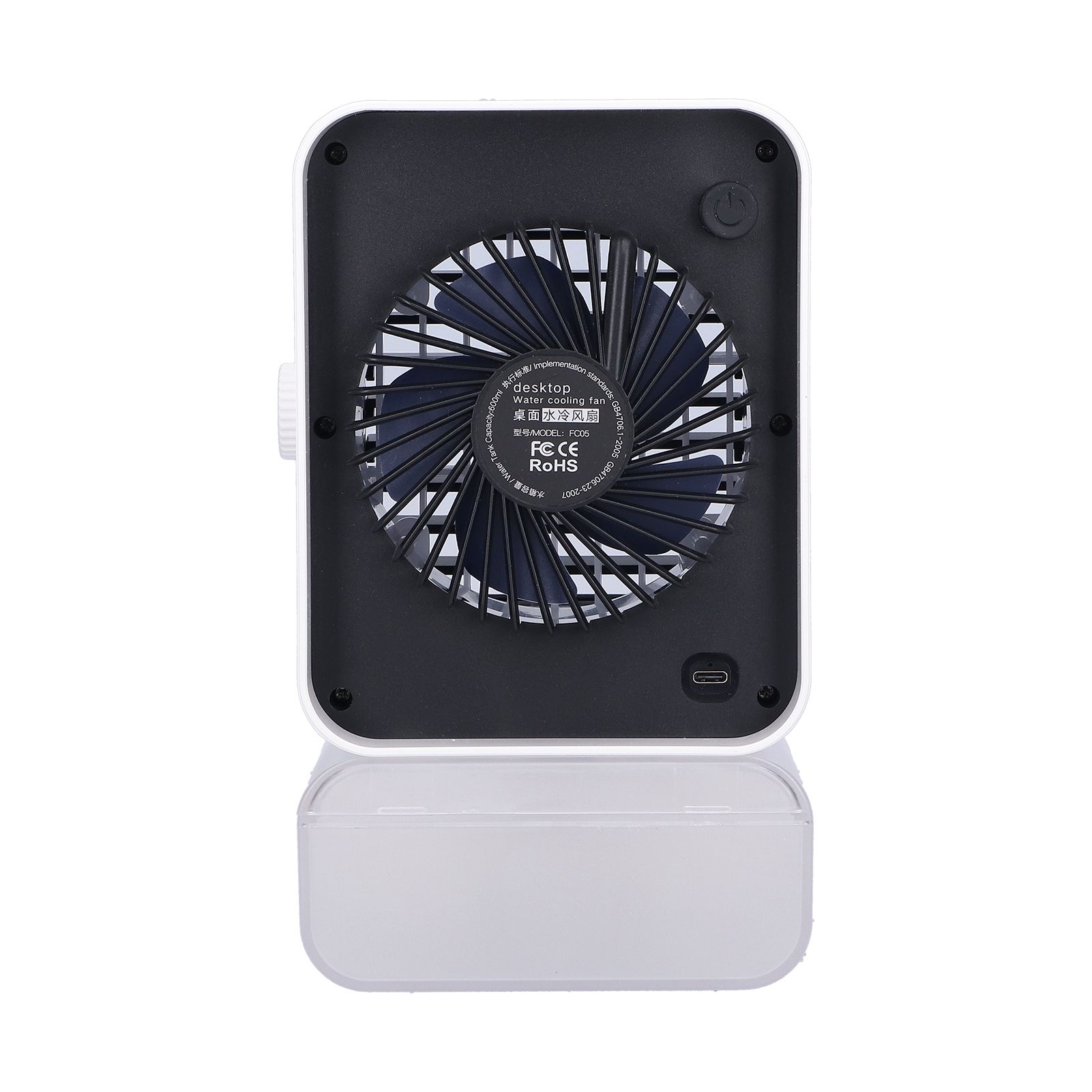 Detachable Desktop Air Conditioner Fan USB Powered Small Air Cooler Spray Fan view 5
