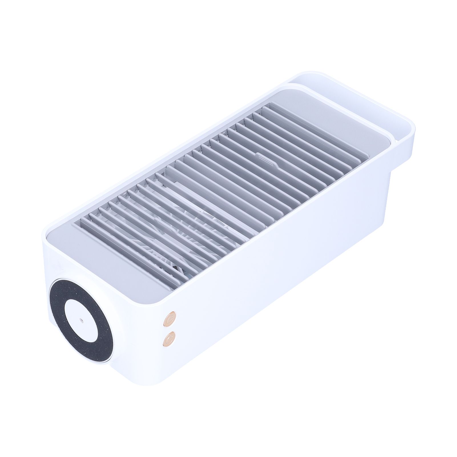 Double Fan Blade Rotating Fan USB Charging Desktop Electric Fan for Office view 5