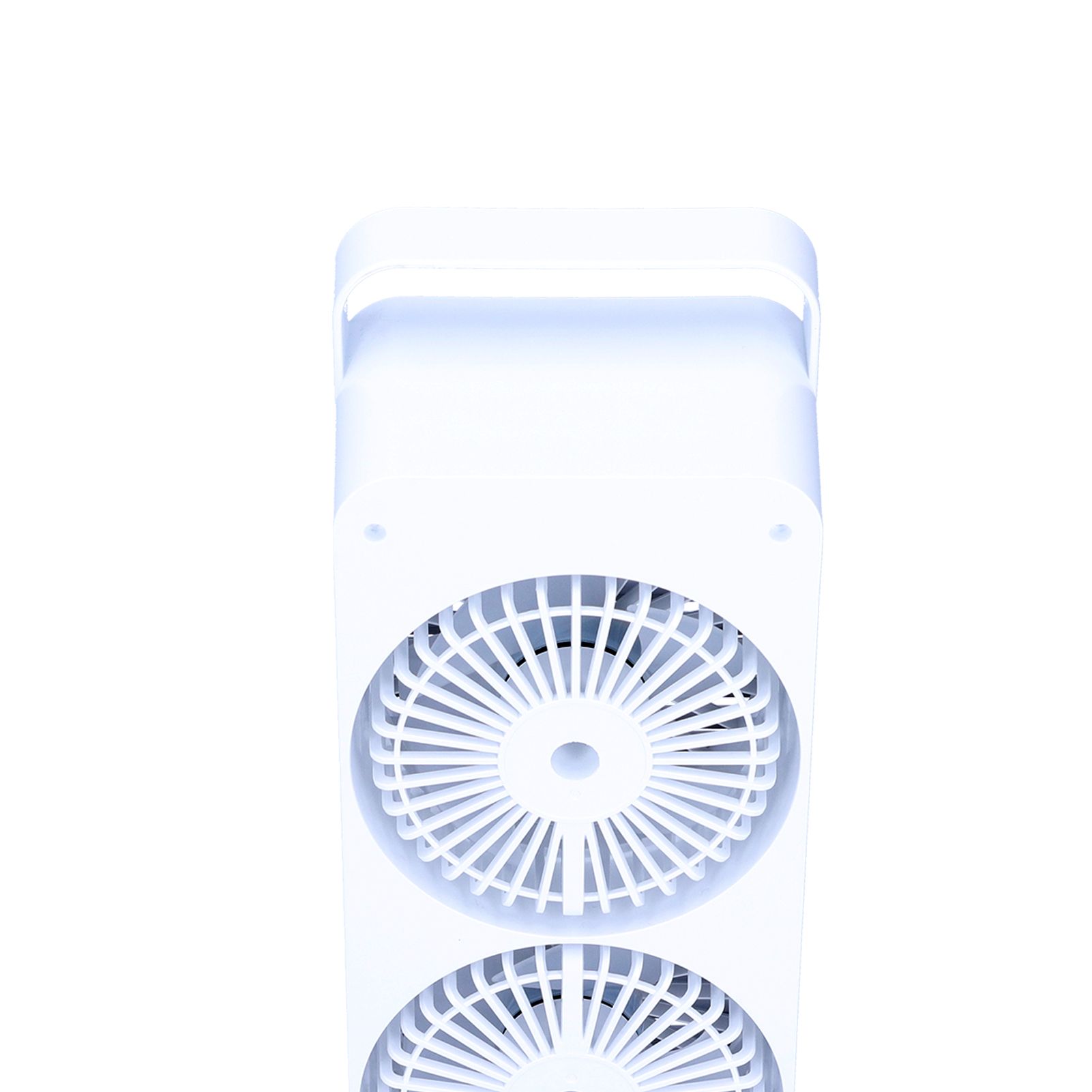 Double Fan Blade Rotating Fan USB Charging Desktop Electric Fan for Office view 14