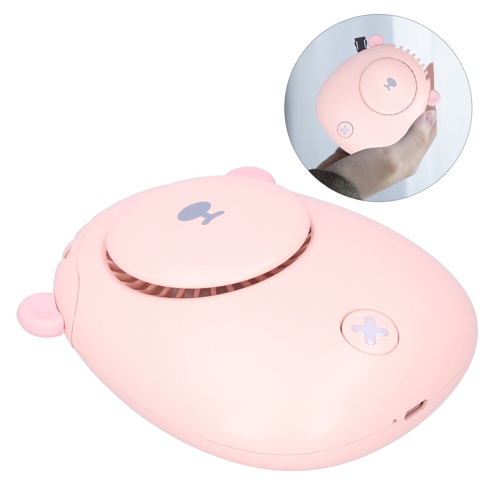 Electric Fan Hanging Neck Portable Mini Fan with 3‑Gear Wind Speed USB view 11