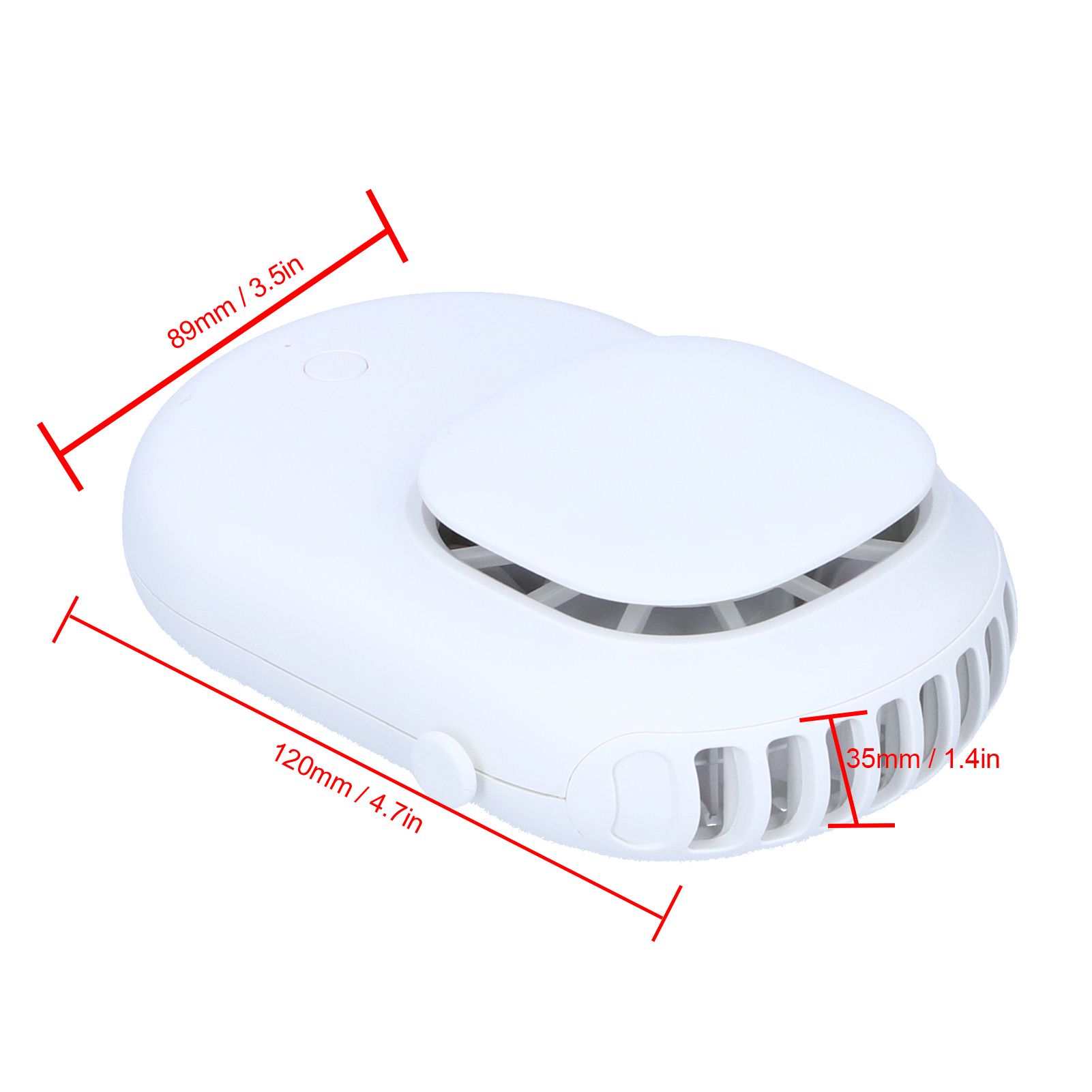 Neck Hanging Fan Mini Small Portable Silent Handheld Electric Fan for Home view 15