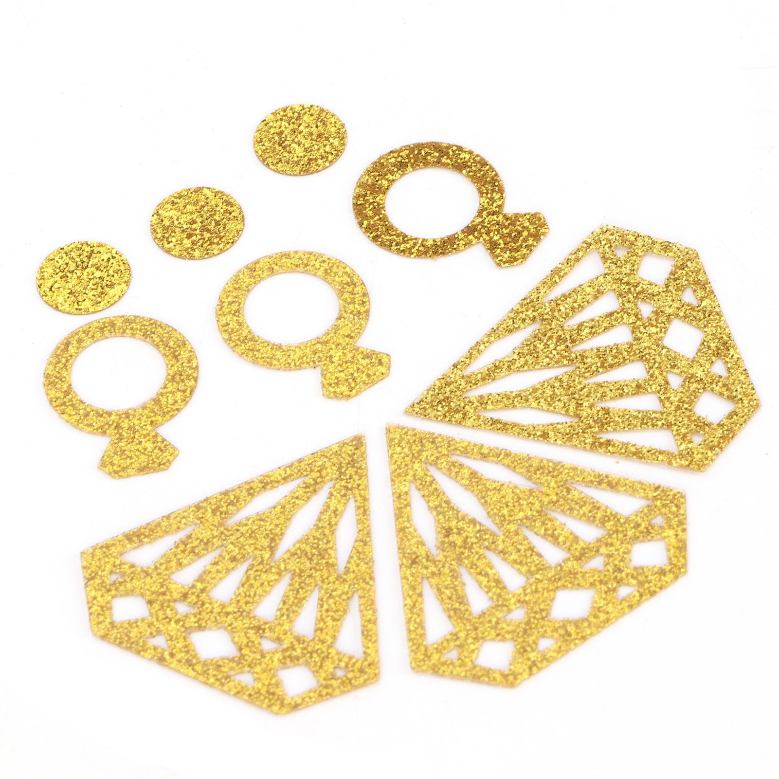 Diamond Ring Shape Sequin Confetti for Engagement Party Wedding Party Decoration view 8