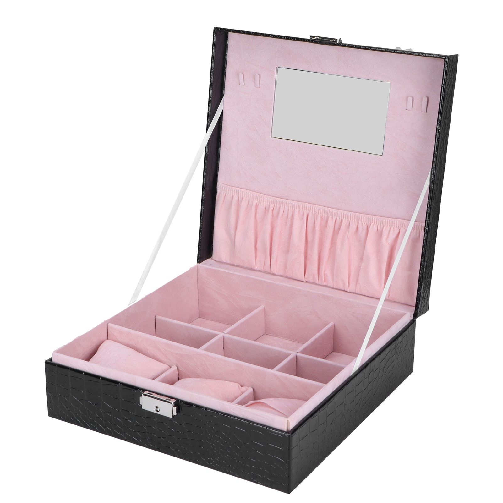 Jewelry Box Earrings Jewelry Display Case Bracelet Watch Organizer Wedding Gifts view 6