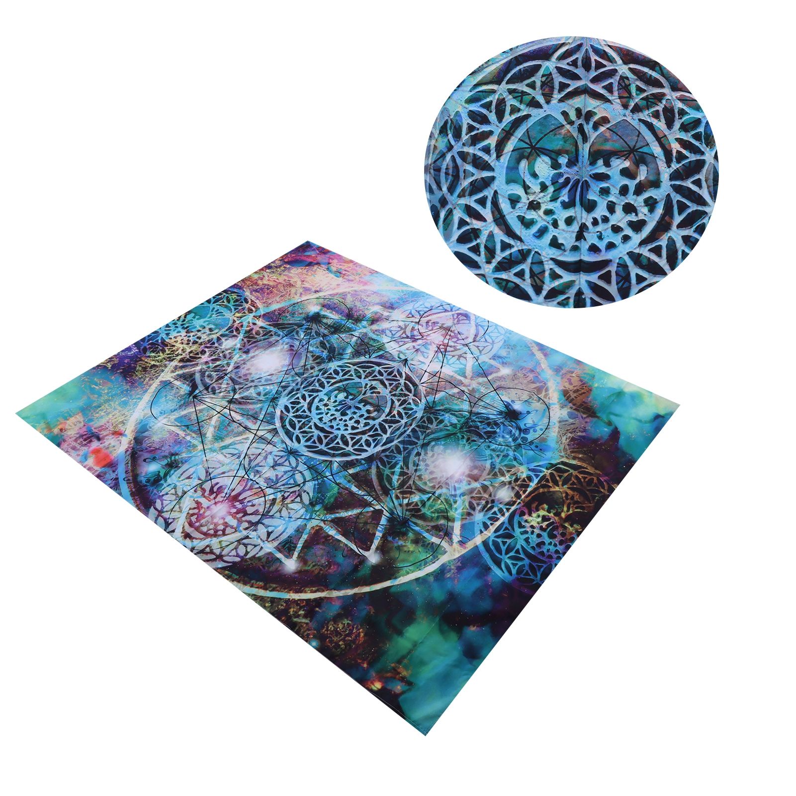 Polyester Tapestry Abstract Geometry Pattern Wall Hanging Blanket Art Home view 9