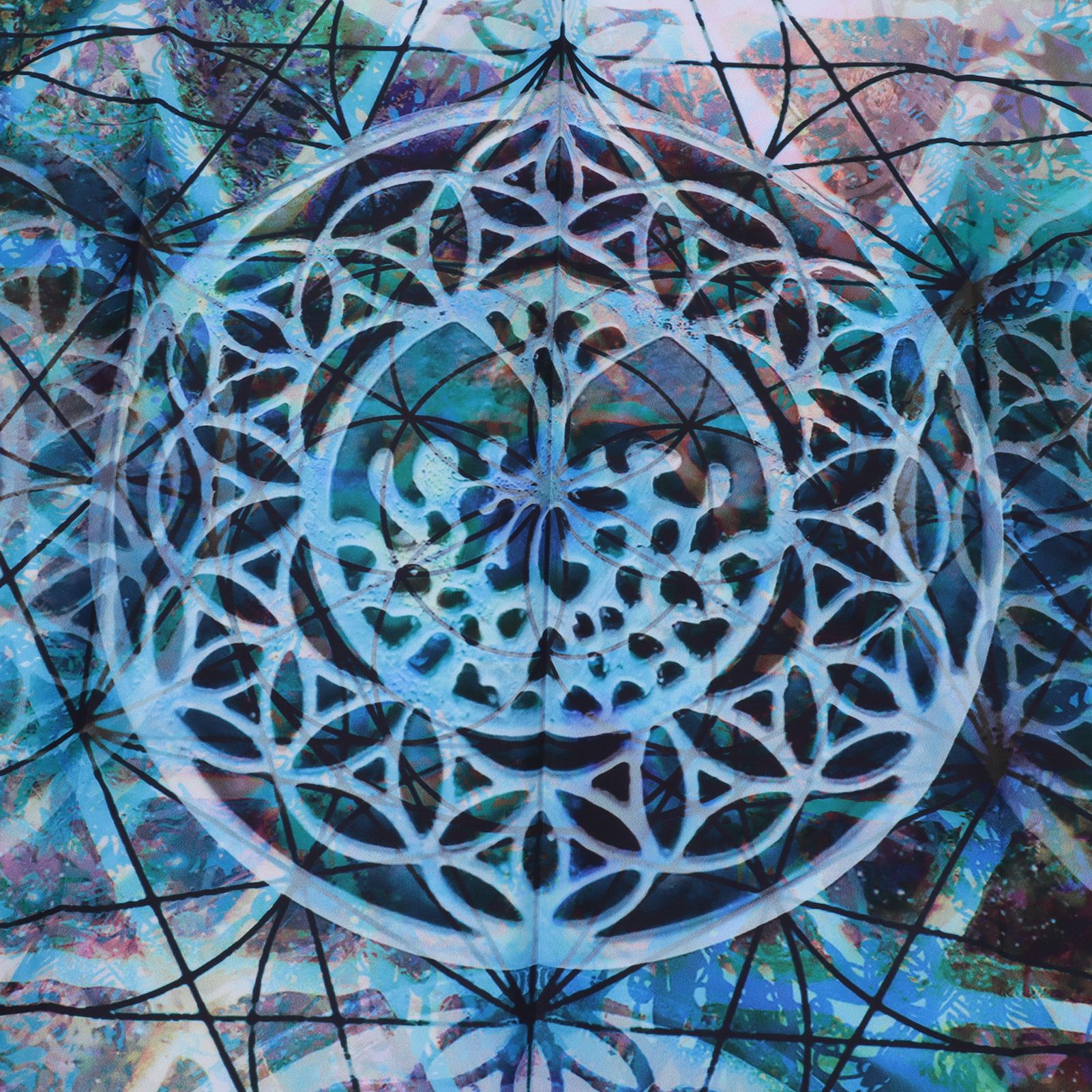 Polyester Tapestry Abstract Geometry Pattern Wall Hanging Blanket Art Home view 14