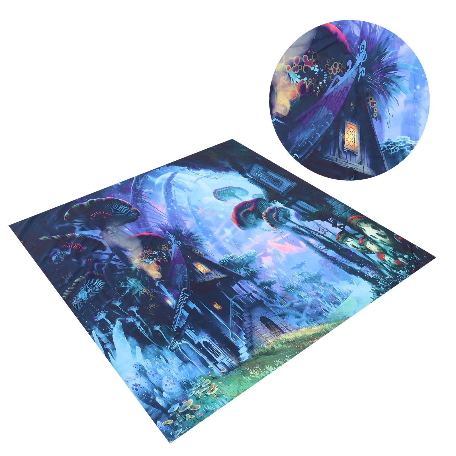 Forest Tapestry Wall Hanging Tapestry Beach Blanket for Living Room Bedroom view 3