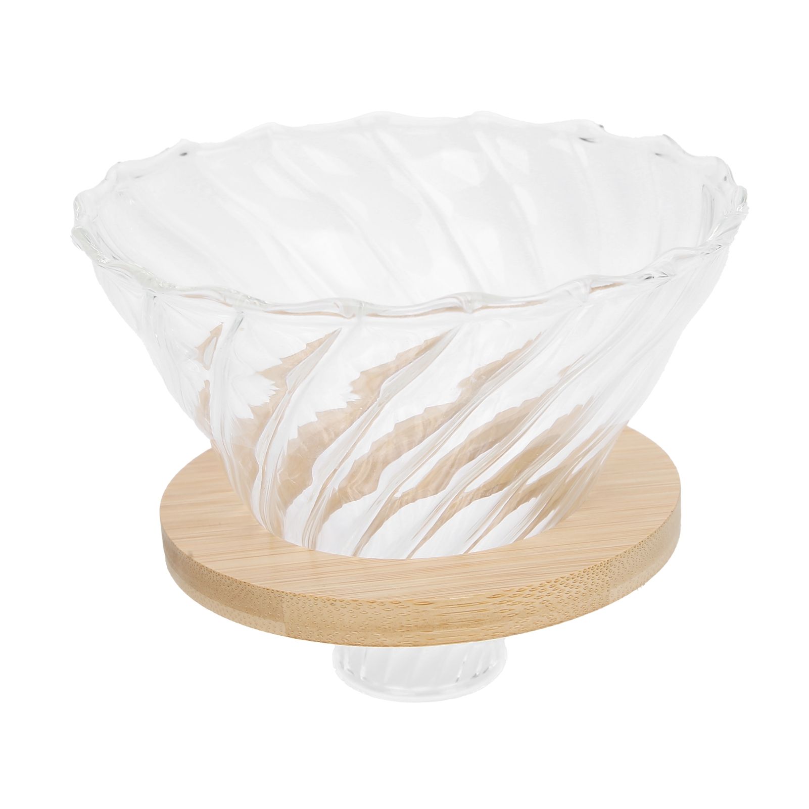 Pour Over Coffee Dripper Cone Filter Cup Coffee Maker Accessories with Wood view 12