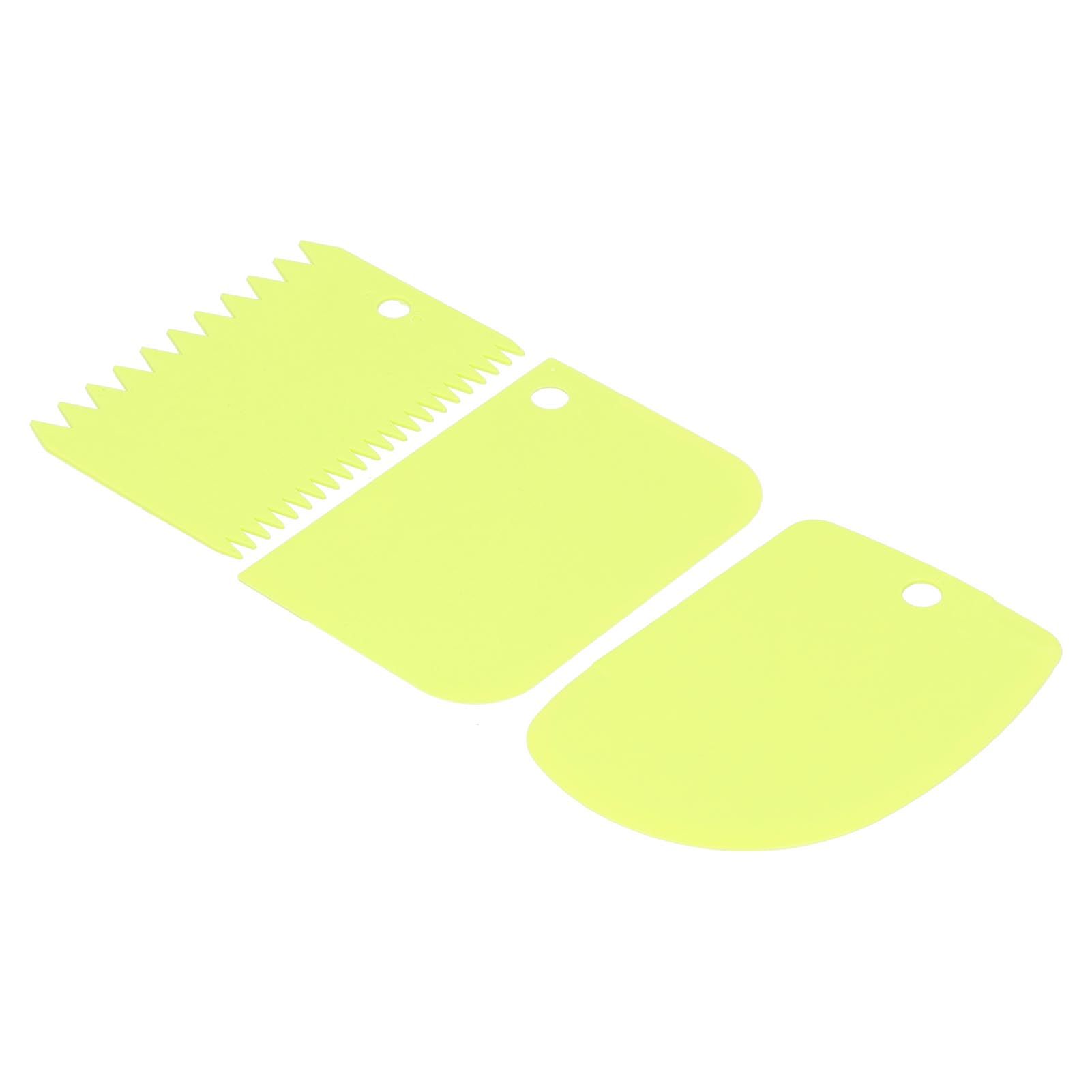 3PCS/Set Cake Cream Scraper Dough Pasty Cutters Scraper Kitchen Tool DIY view 9