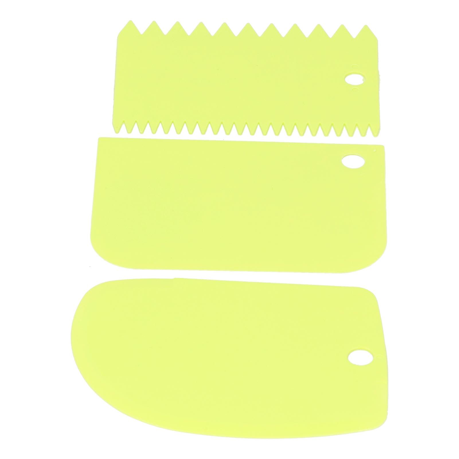 3PCS/Set Cake Cream Scraper Dough Pasty Cutters Scraper Kitchen Tool DIY view 10