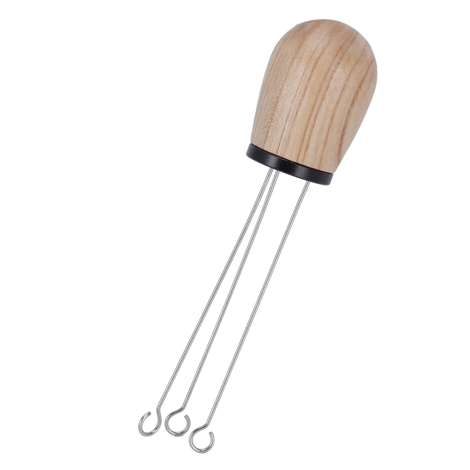 Needle Type Coffee Wooden Powder Dispenser Coffee Stirrer with Handle for view 6