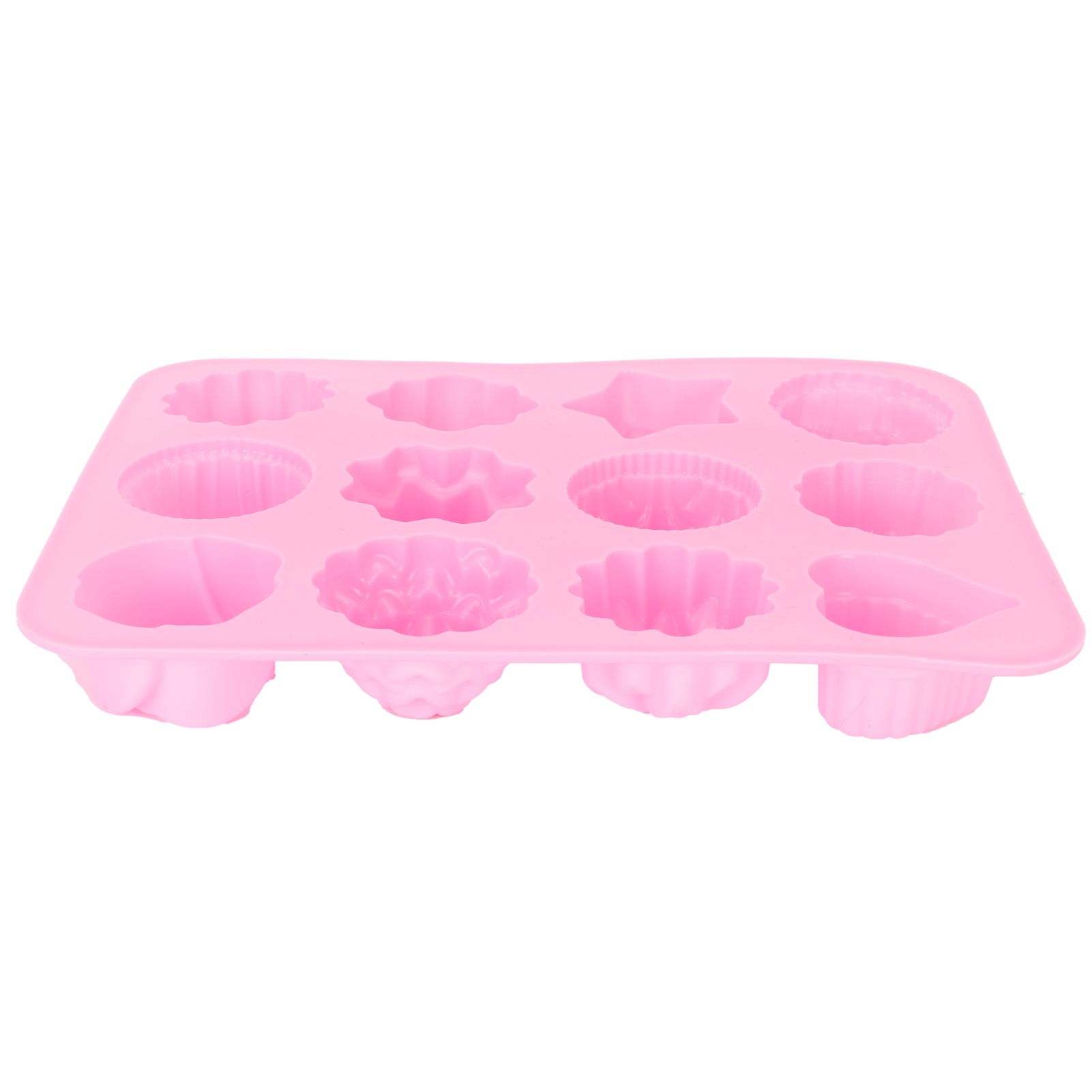12-Grid Silicone Mold DIY Chocolate Cake Pudding Fondant Baking Mould Kitchen view 3