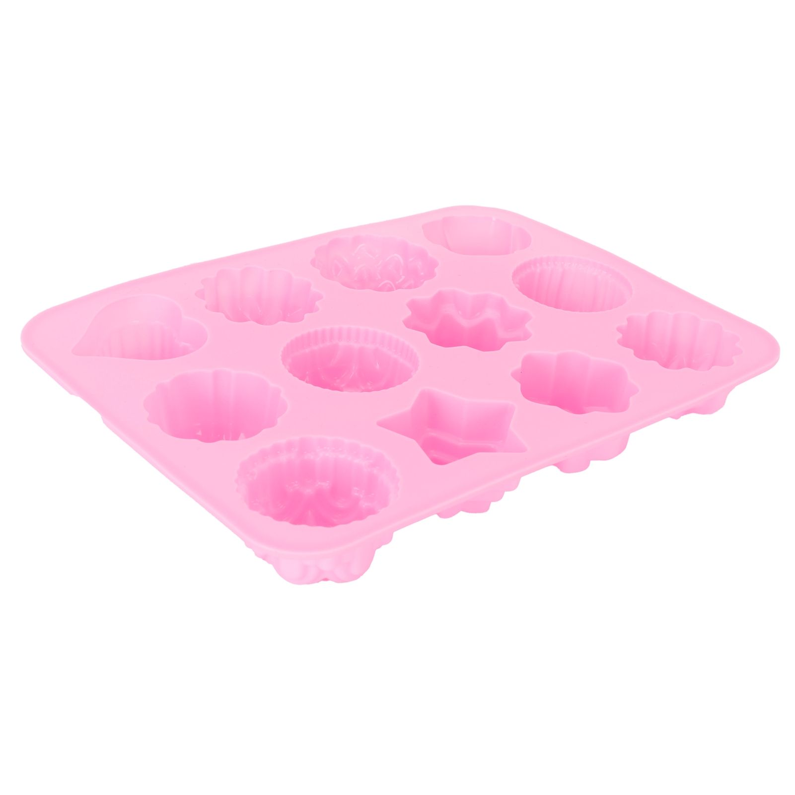 12-Grid Silicone Mold DIY Chocolate Cake Pudding Fondant Baking Mould Kitchen view 4