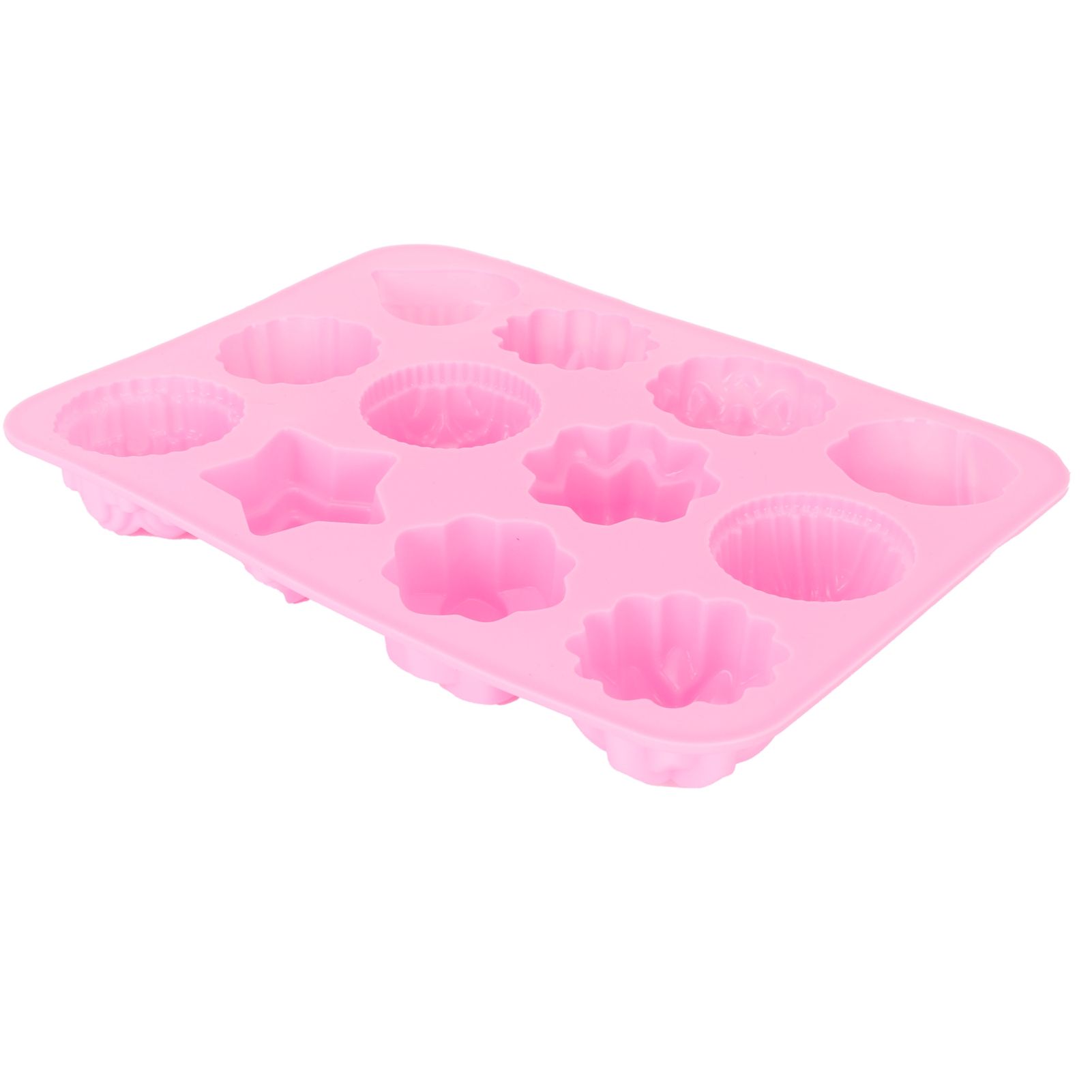 12-Grid Silicone Mold DIY Chocolate Cake Pudding Fondant Baking Mould Kitchen view 5