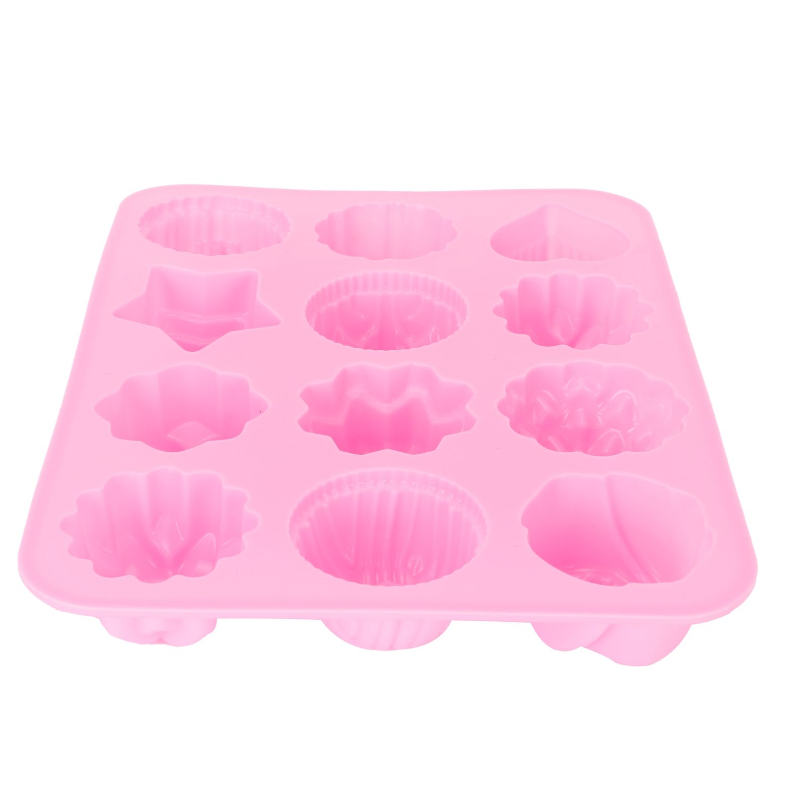 12-Grid Silicone Mold DIY Chocolate Cake Pudding Fondant Baking Mould Kitchen view 6