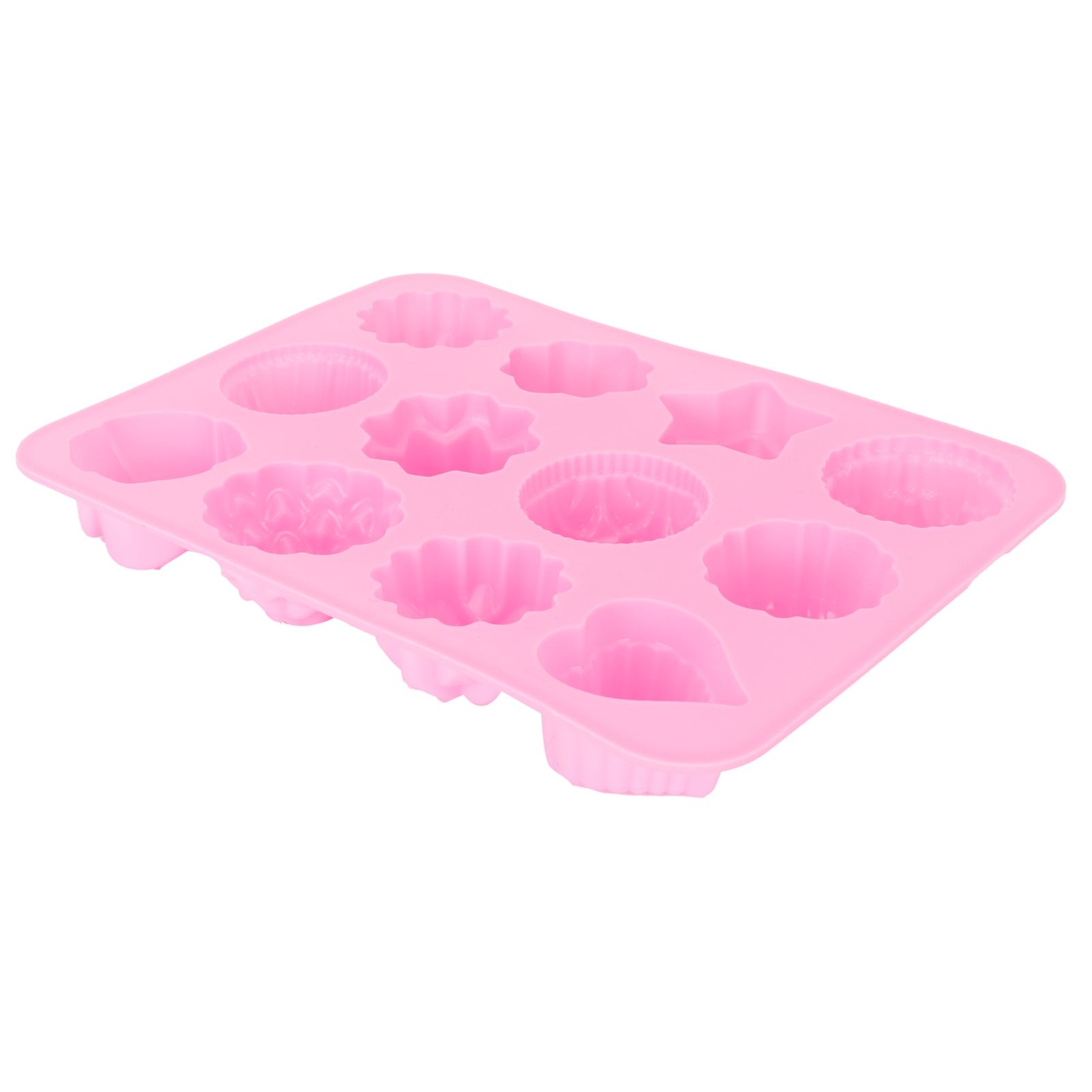 12-Grid Silicone Mold DIY Chocolate Cake Pudding Fondant Baking Mould Kitchen view 9