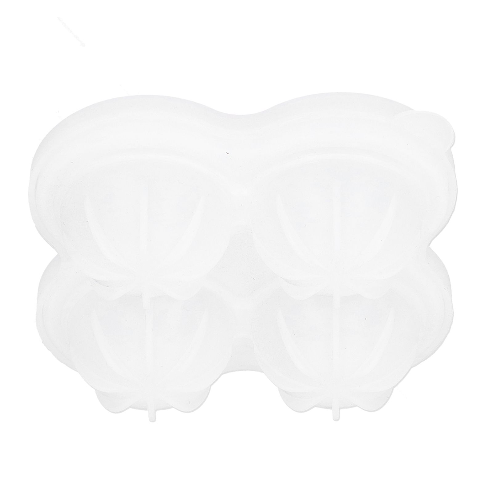 4‑Grid Round Shape Mold Food Grade Silicone Ice Cream Mould for Kitchen Utensils view 2