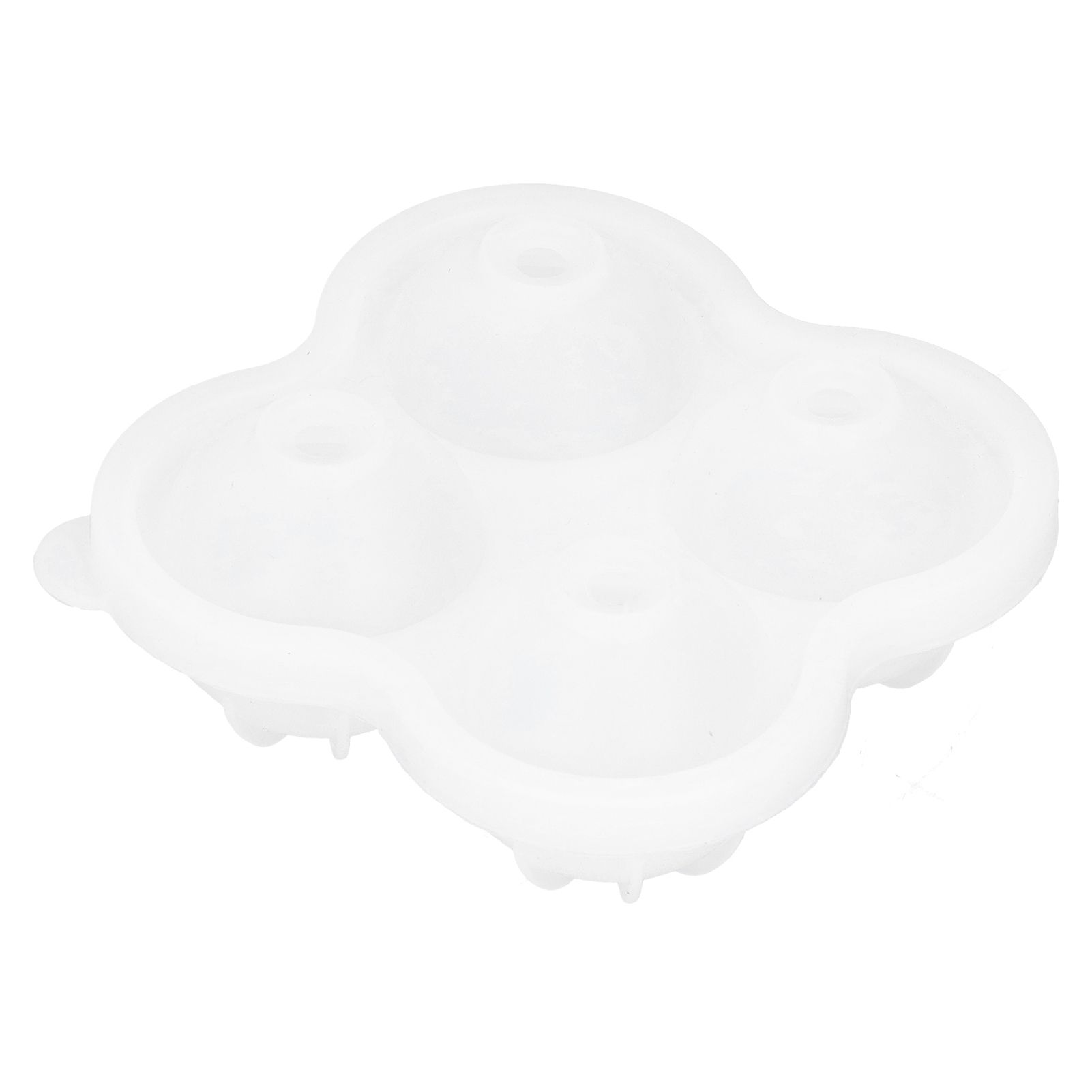 4‑Grid Round Shape Mold Food Grade Silicone Ice Cream Mould for Kitchen Utensils view 6