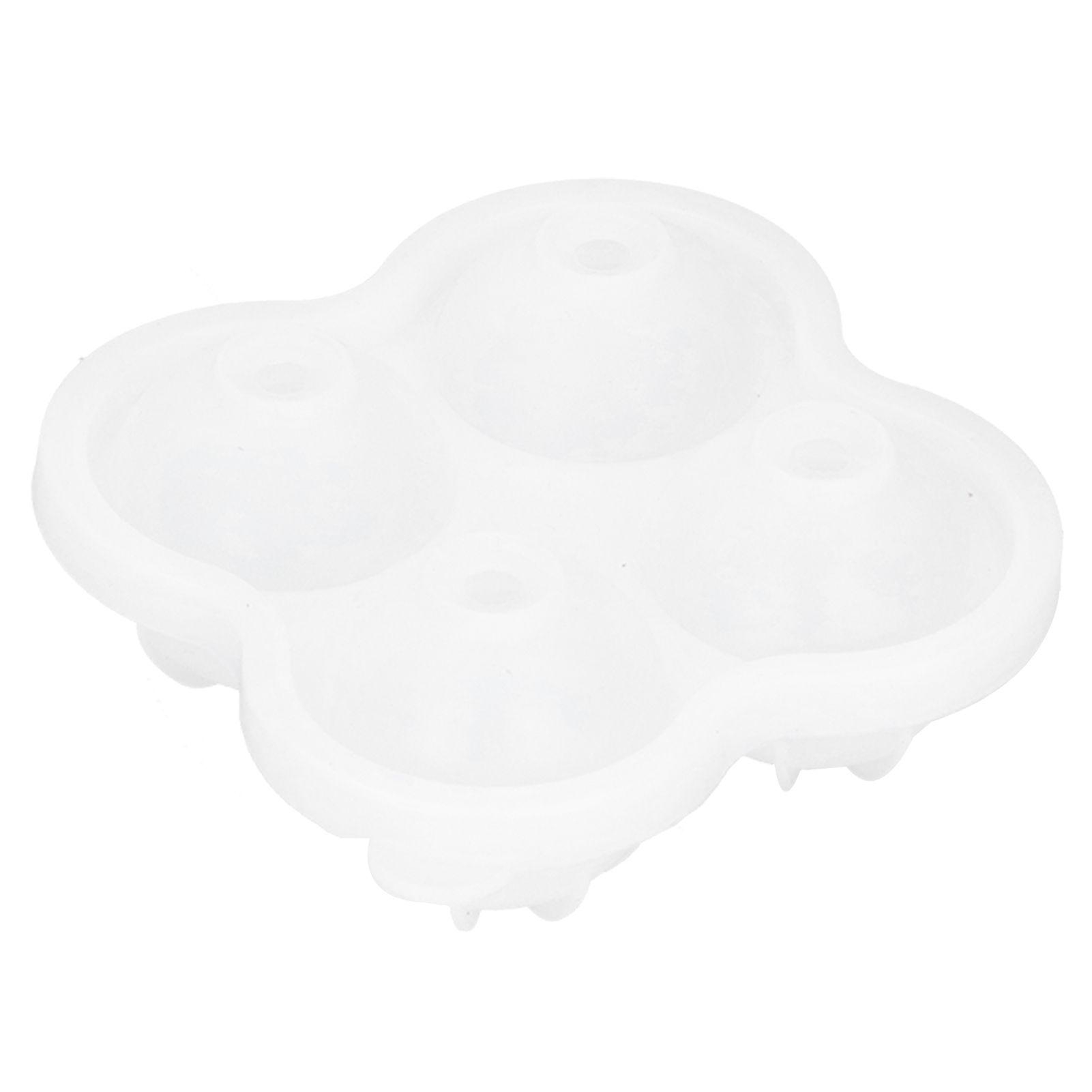 4‑Grid Round Shape Mold Food Grade Silicone Ice Cream Mould for Kitchen Utensils view 7