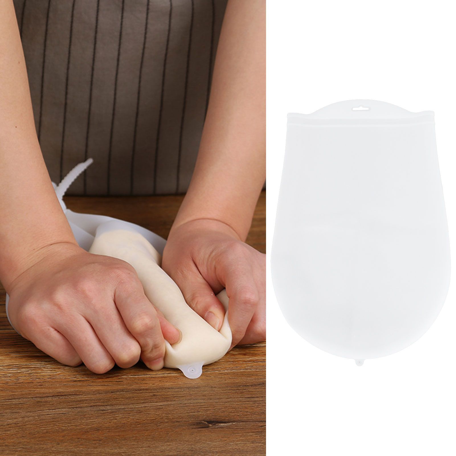 Kneading Dough Bag Thicken Silicone Dough Flour Mixer Bag for Pastry Bread MakingL view 11