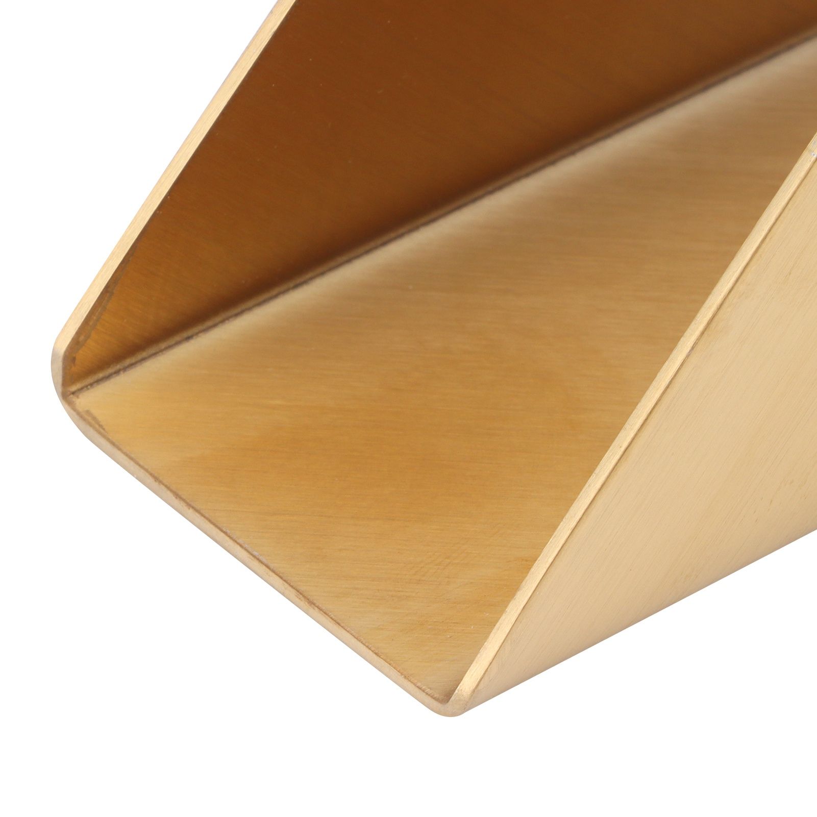 Triangular Napkin Holder Stainless Steel Stand Vertical Tissue Rack for Home view 15