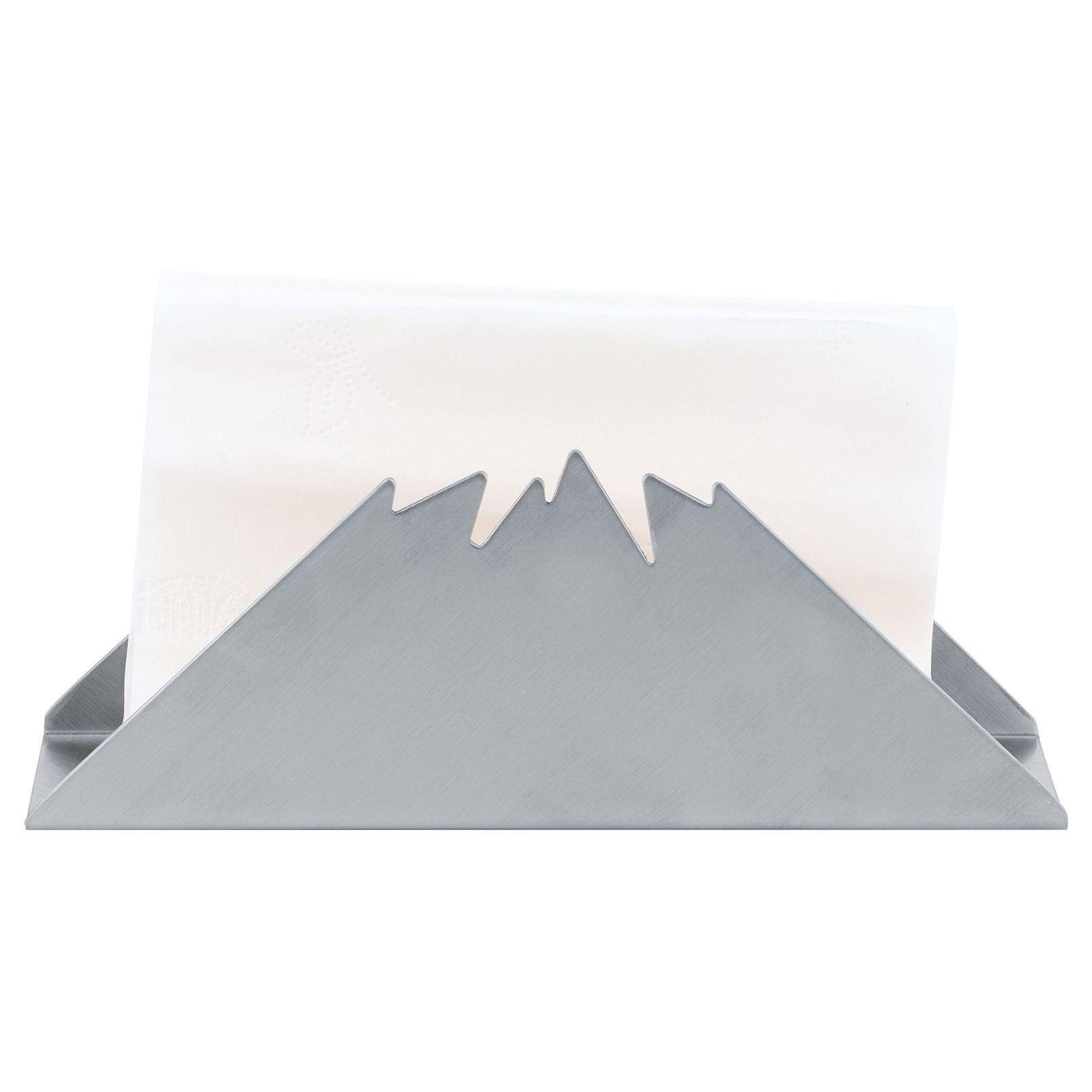 Triangular Napkin Holder Stainless Steel Stand Vertical Tissue Rack for Home view 7