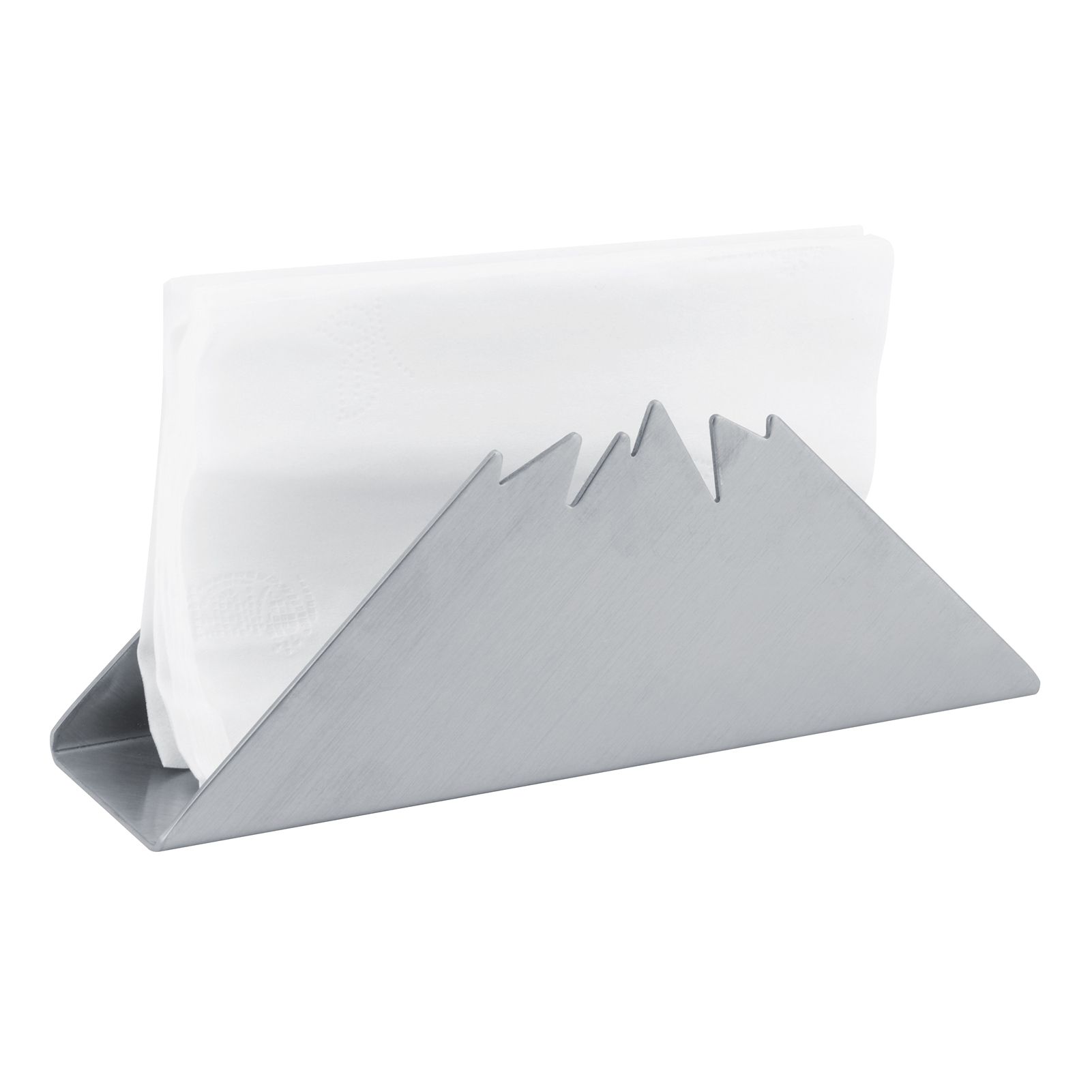 Triangular Napkin Holder Stainless Steel Stand Vertical Tissue Rack for Home view 8