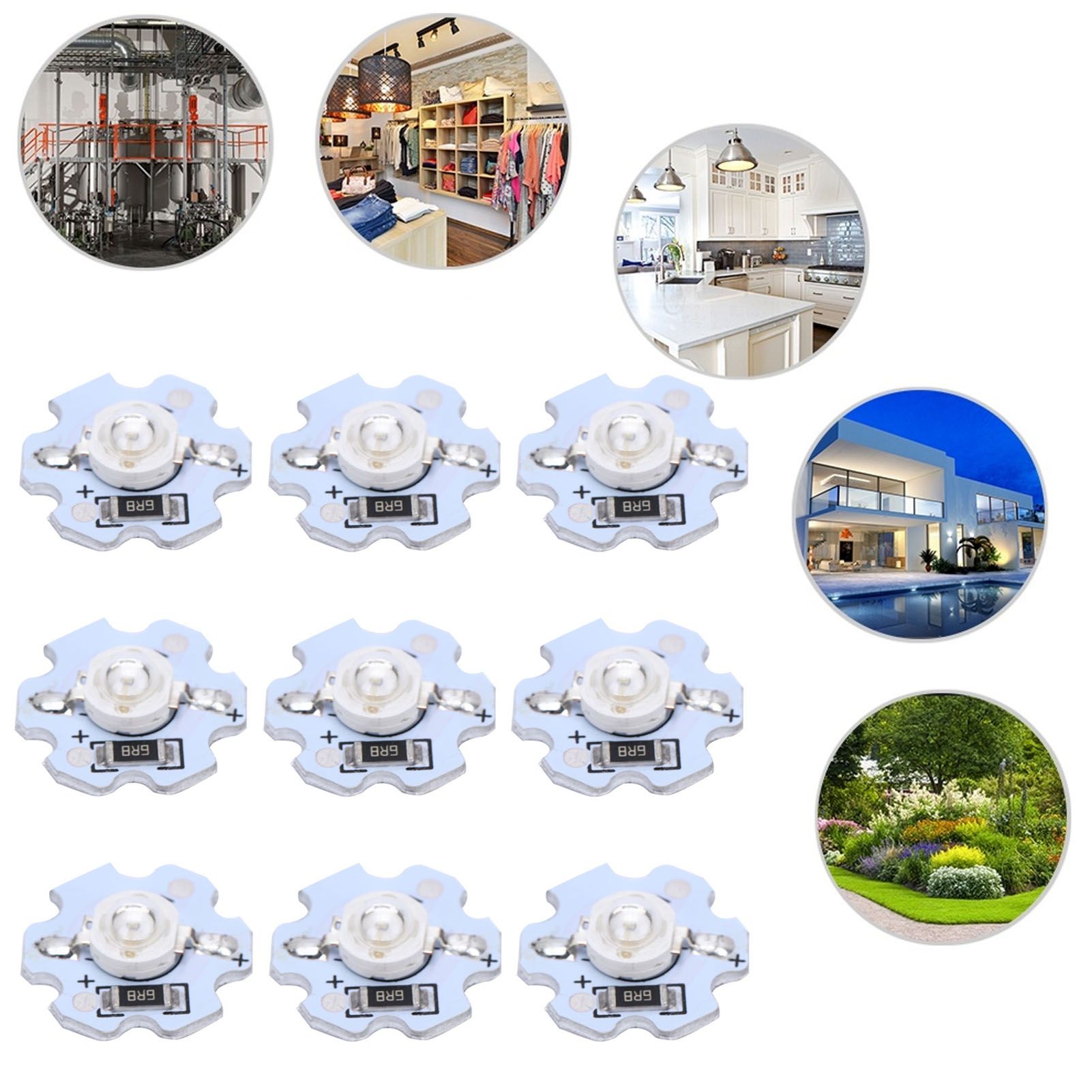 25Pcs 5V LED Chips 200LM 1W High Power LED Lamp Beads for DIY Lighting view 11
