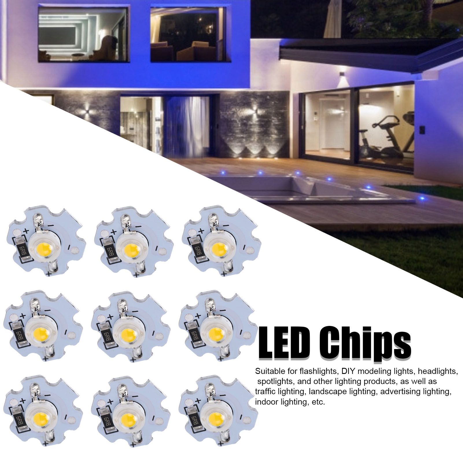 25Pcs 5V LED Chips 200LM 1W High Power LED Lamp Beads for DIY Lighting view 14