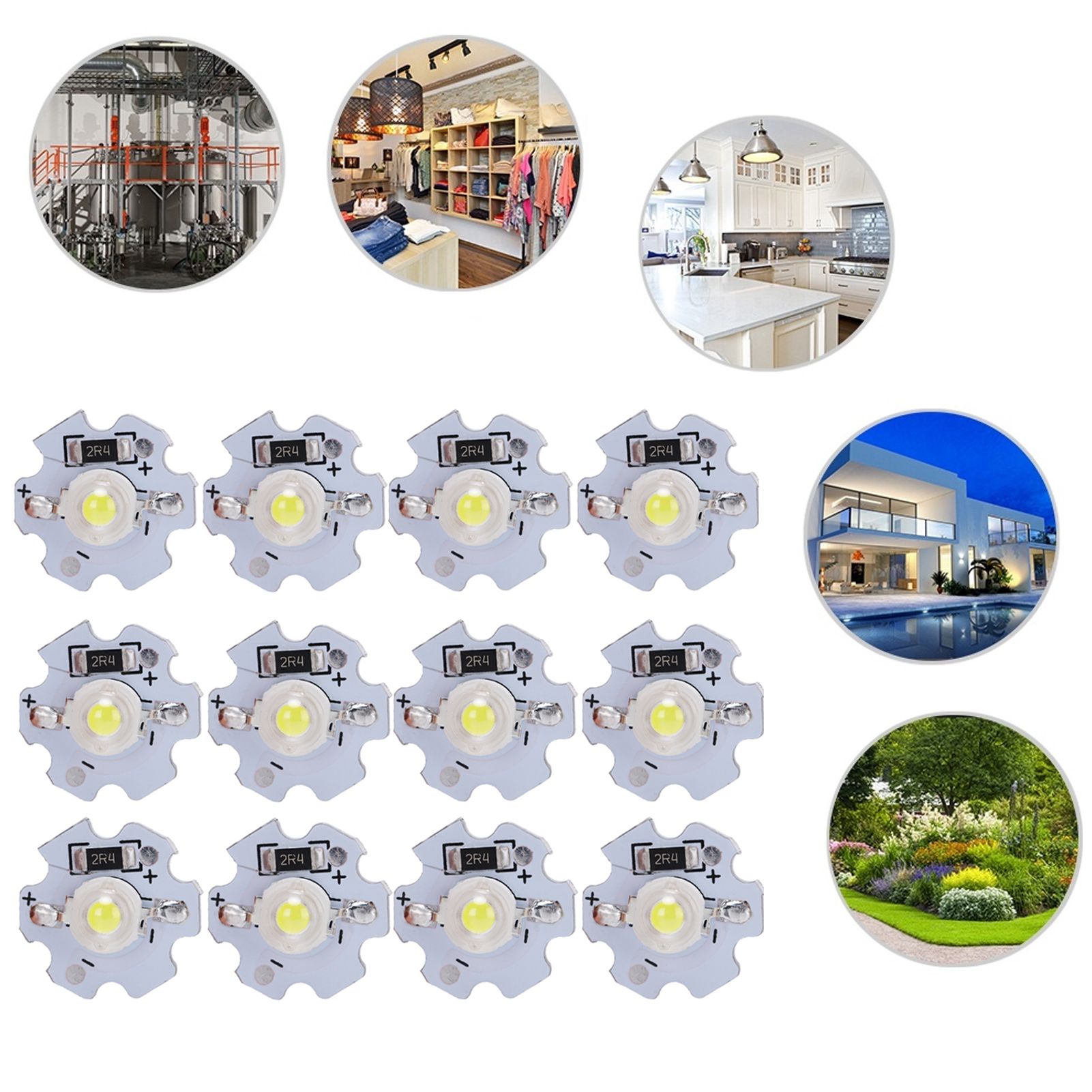 25Pcs 5V LED Chips 200LM 3W High Power LED Lamp Beads for DIY Lighting view 11