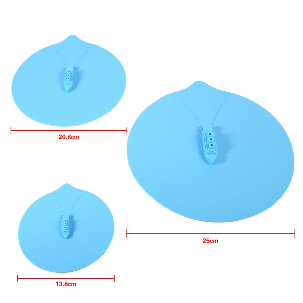 Set of 3pcs Unique Steam Ship Design Silicone Seal Cover Pot Mug Cup Lid view 11