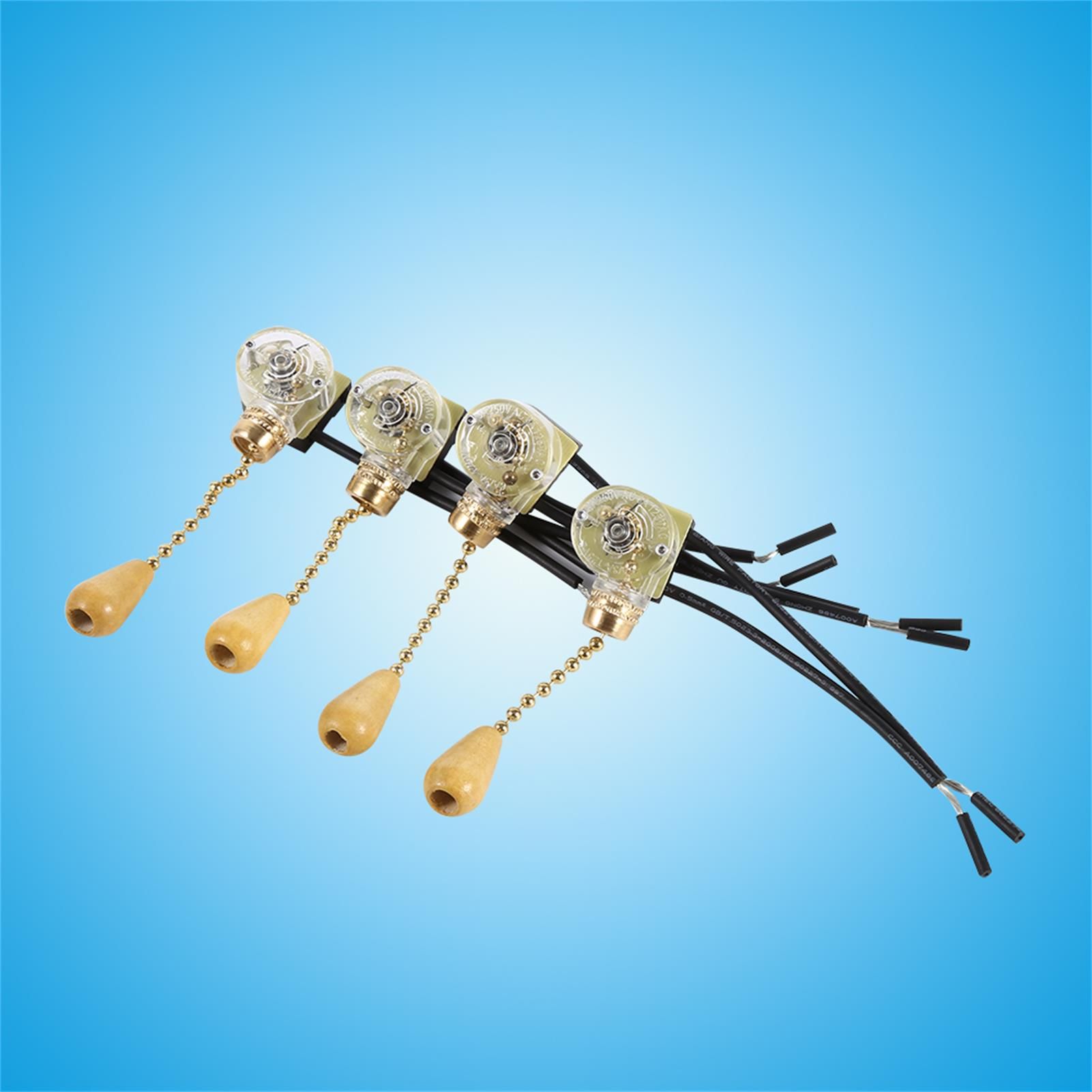 4Pcs Universal Home Ceiling Fan Lamp Wall Light Replacement Pull Chain Cord view 11