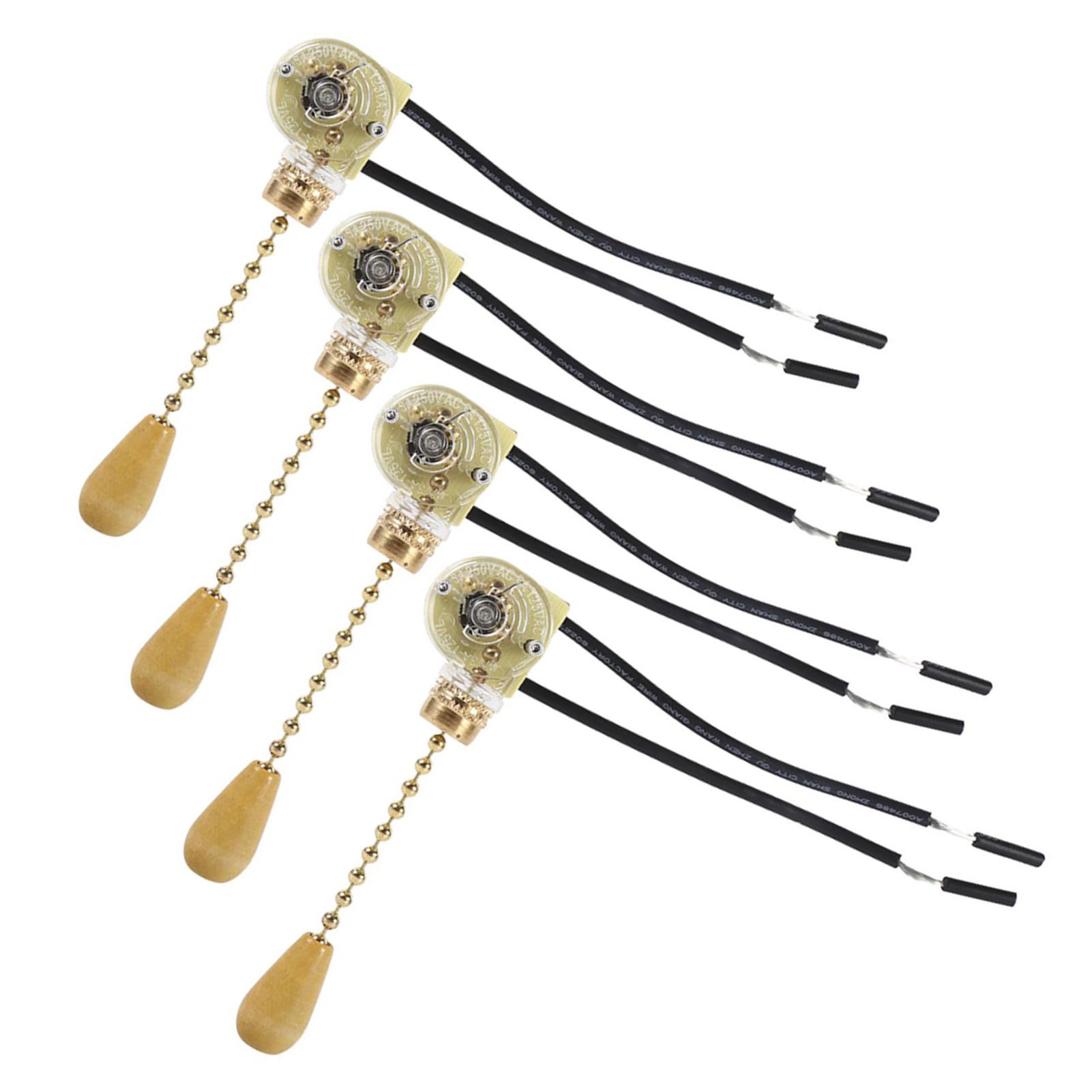4Pcs Universal Home Ceiling Fan Lamp Wall Light Replacement Pull Chain Cord view 15
