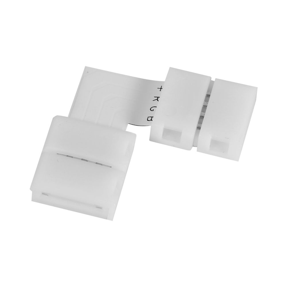 5Pcs L Shape 4pin 10mm Solderless Corner Connectors Adapters For RGB 5050 LED view 3