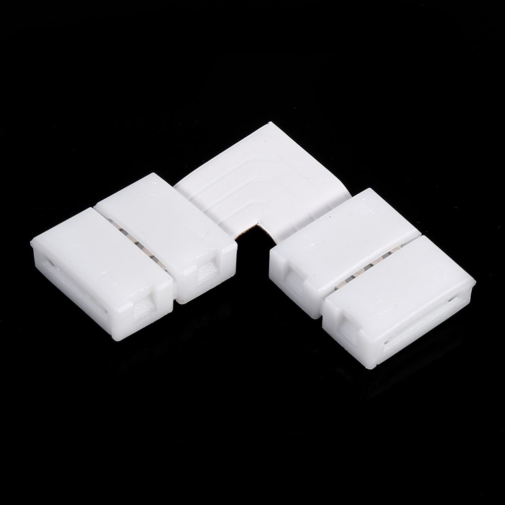 5Pcs L Shape 4pin 10mm Solderless Corner Connectors Adapters For RGB 5050 LED view 8