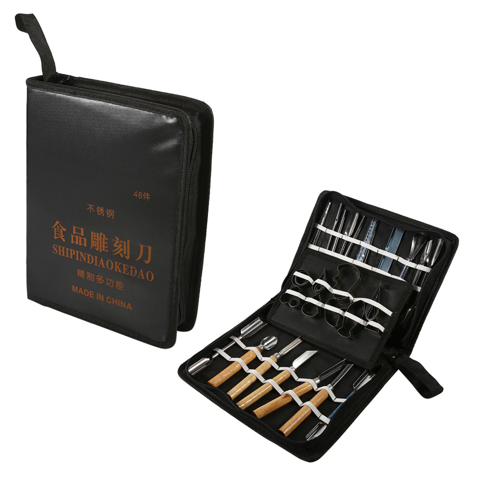 1 Set 46Pcs Carving Tools Kit Portable Vegetable Fruit Food Chisel Kitchen view 10