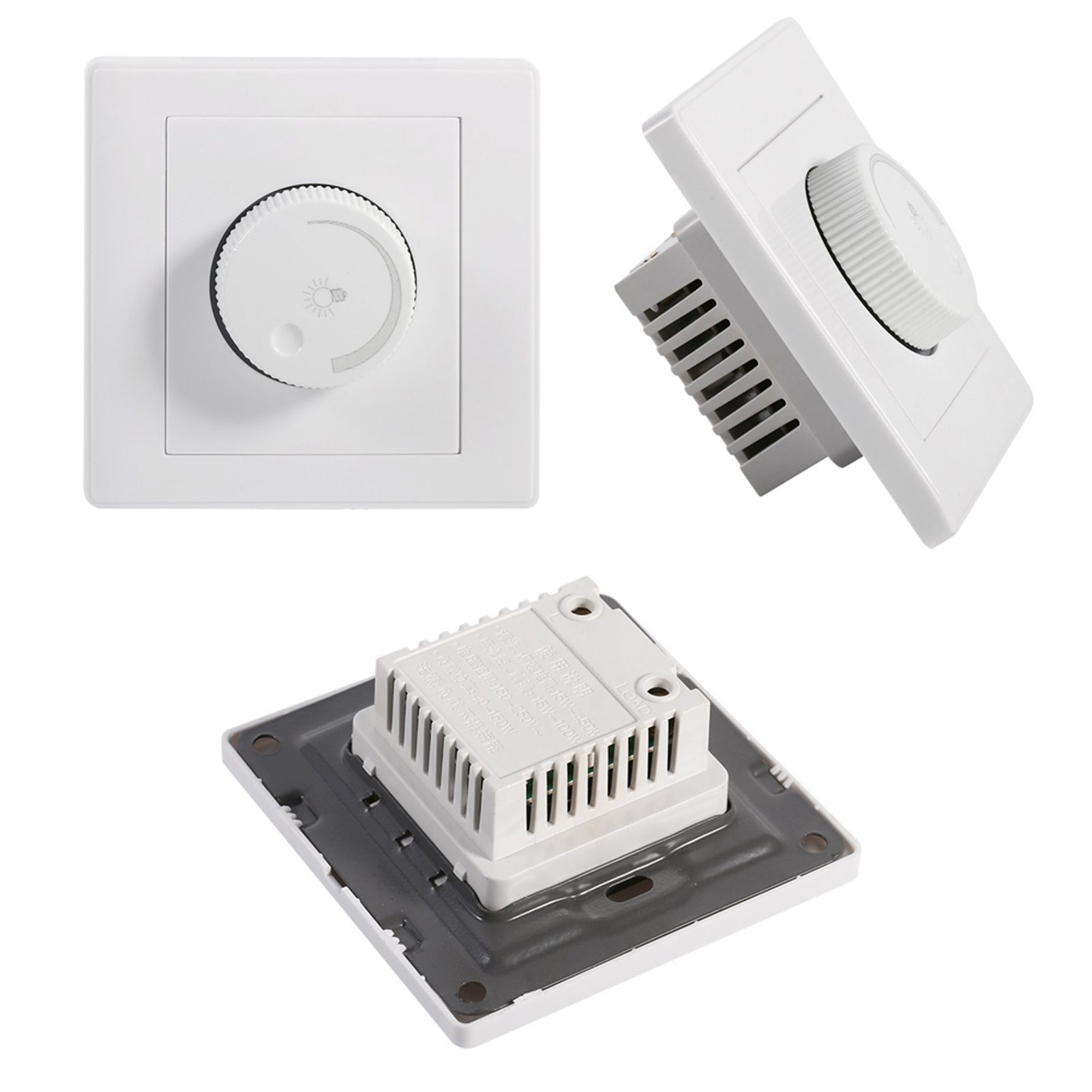 1Pcs Practical Home Wall Mounted Rotary Knob Lamp Brightness Controller Panel view 10