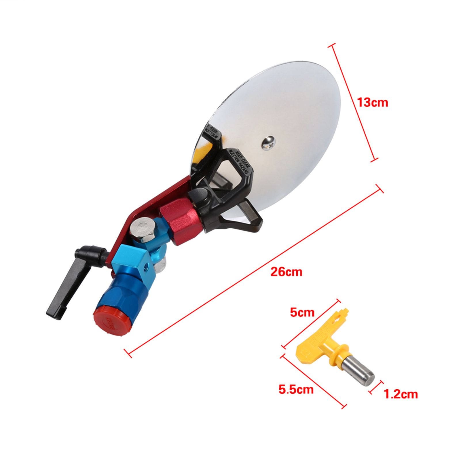 Universal Spray Guide Accessory Tool With 315 Airless Paint Nozzle 7/8 Inch Useful view 11