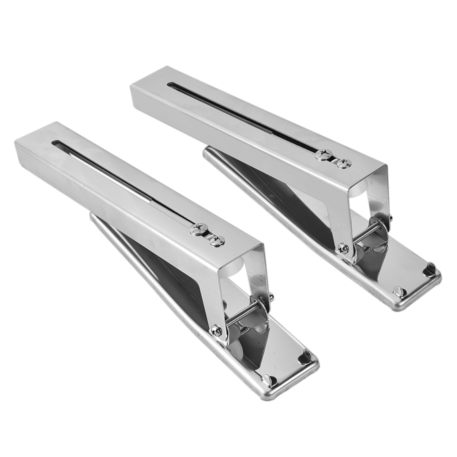 2x Kitchen Stainless Steel Microwave Oven Bracket Sturdy Foldable Stretch Wall view 8