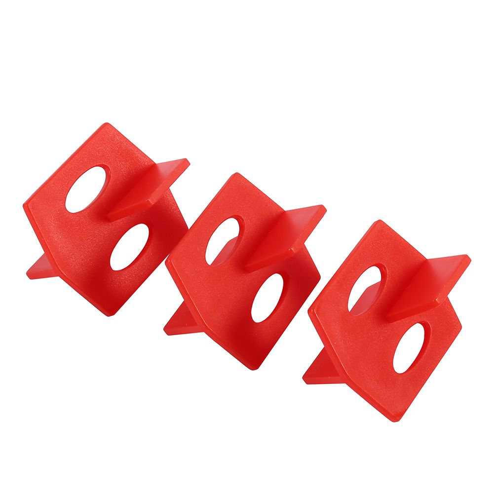 50Pcs 1/16'' Tile Leveling System Red 3 Side Spacer Cross And T Shape Ceramic view 2